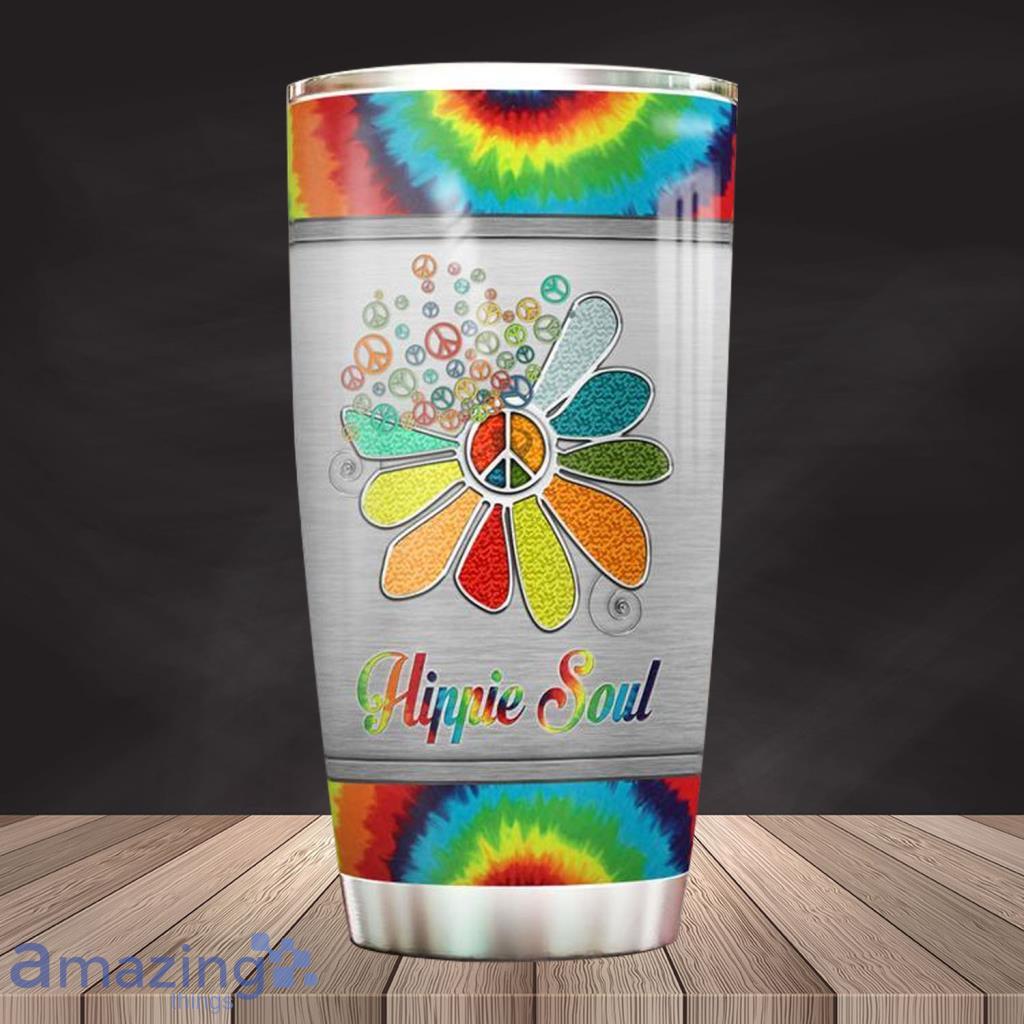 Sunflower Hippie Soul Stainless Steel Tumbler - Sunflower Hippie Soul Stainless Steel Tumbler