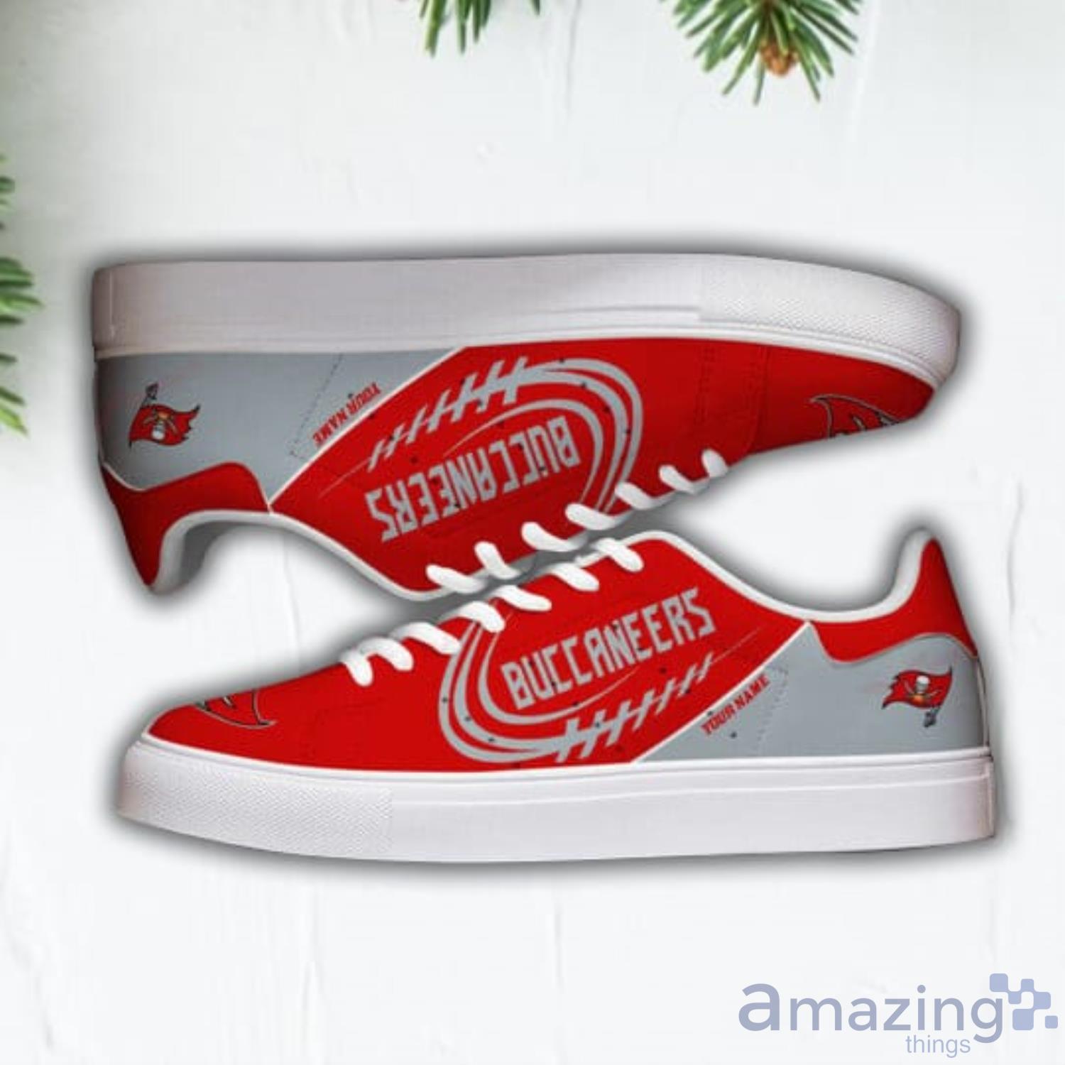 Tampa Bay Buccaneers Nfl Skate Shoes Custom Name For Men And Women Product Photo 1