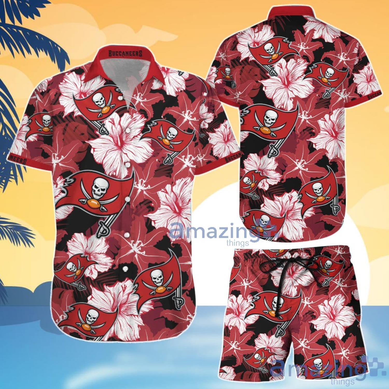 Tampa Bay Buccaneers Hawaii Shirt Tropical Flower Aloha Summer Hawaiian Day, Custom prints store