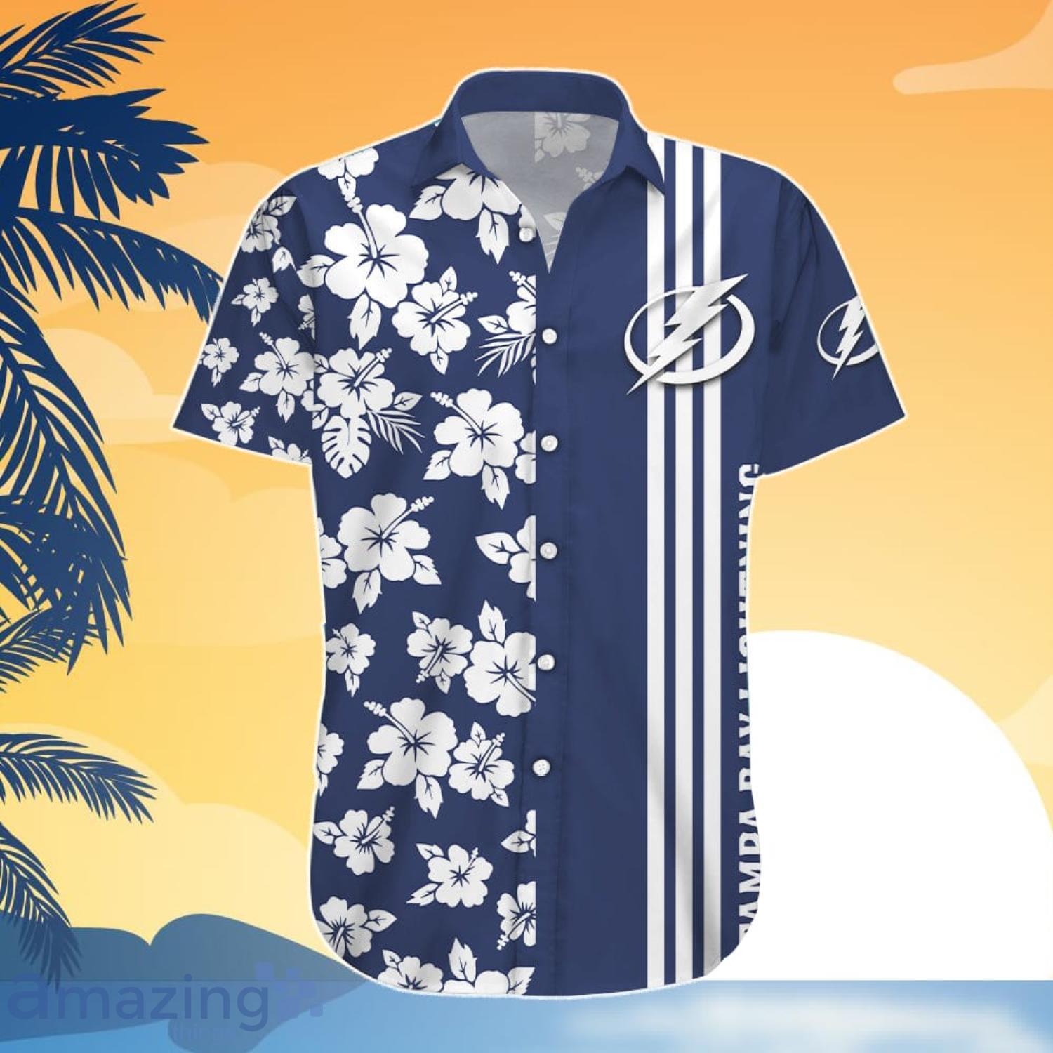 Tampa Bay Lightning Hawaii Floral Pattern Shirt Hawaiian Shirt And