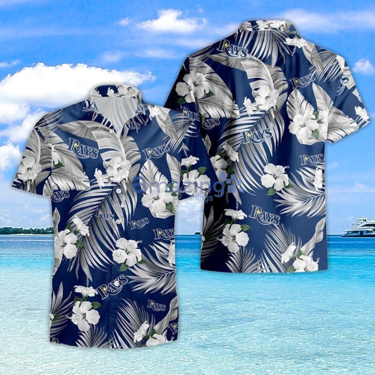 Tampa Bay Rays Tropical Pattern For Fans Hawaiian Shirt and Short