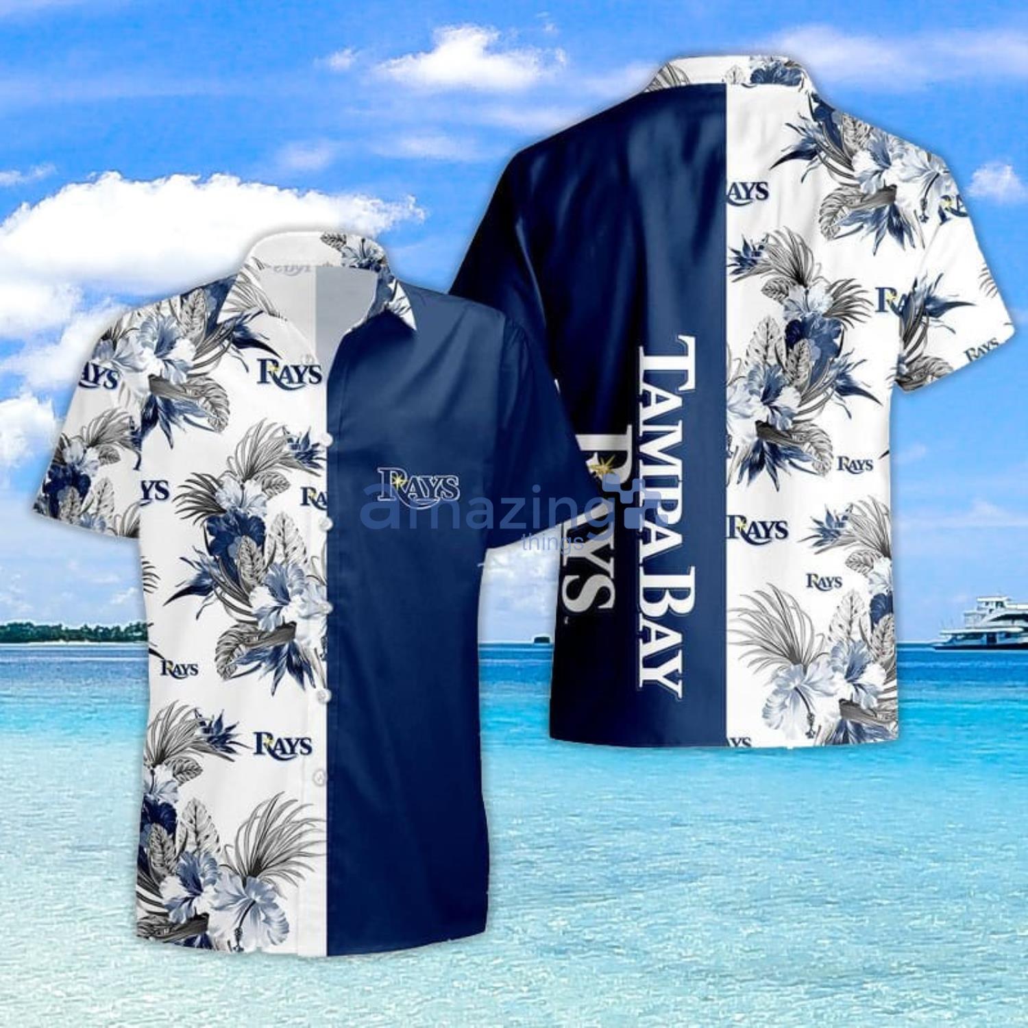 Tampa Bay Rays Tropical Pattern For Fans Hawaiian Shirt and Short