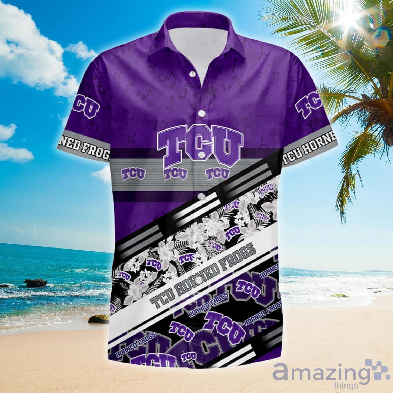 Tcu Horned Frogs Ncaa1 Shirt Hawaii Gift For Summer Hawaiian Shirt And Shorts Product Photo 1 Tcu Horned Frogs Ncaa1 Shirt Hawaii Gift For Summer Hawaiian Shirt And Shorts Product Photo 1