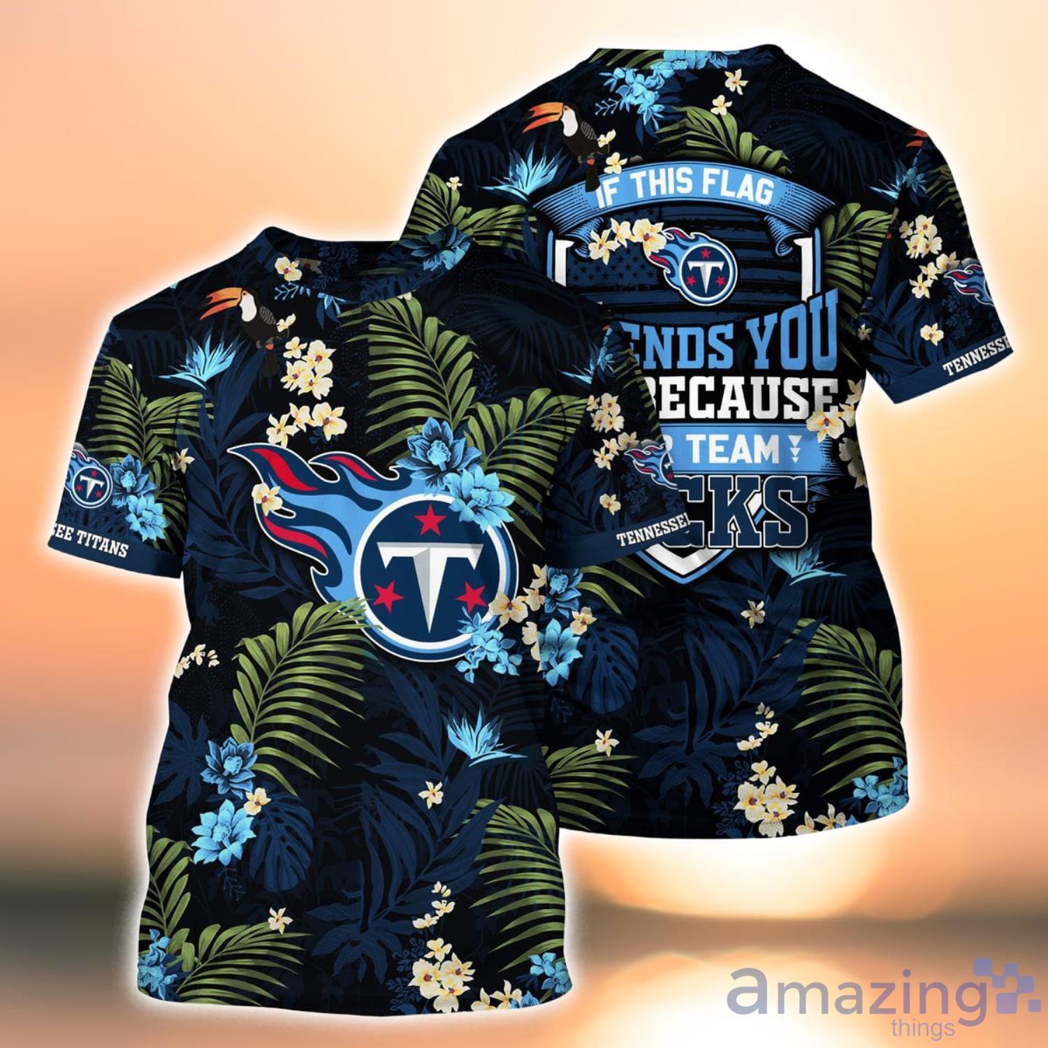 Tennessee Titans NFL Summer Hawaiian Shirt Floral Pattern Graphic For  Football NFL Enthusiast Hot Trend 2023 - Limotees