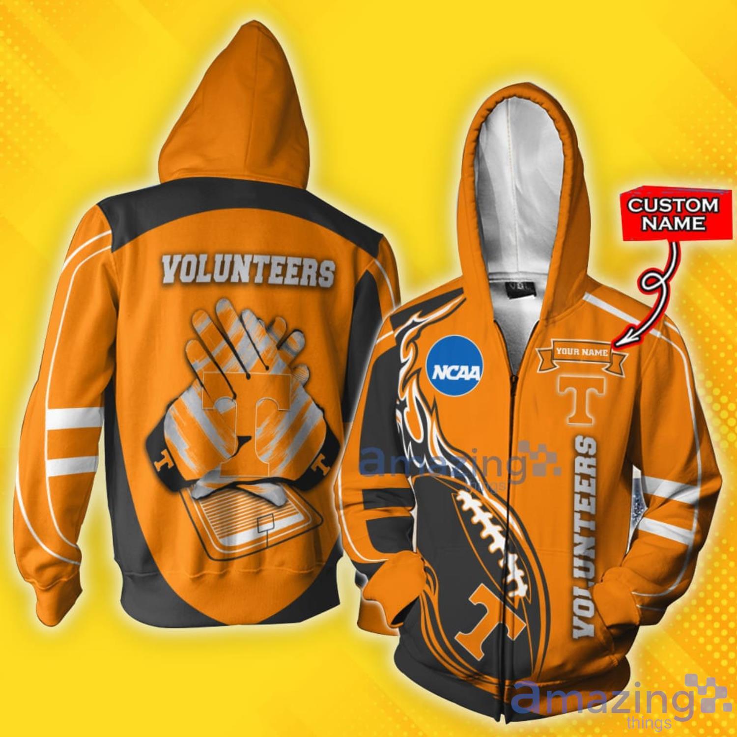 Tennessee Volunteers Custom Name For Sport Fans All Over Printed 3D Shirt image Tennessee Volunteers Custom Name For Sport Fans All Over Printed 3D Shirt Product Photo 2