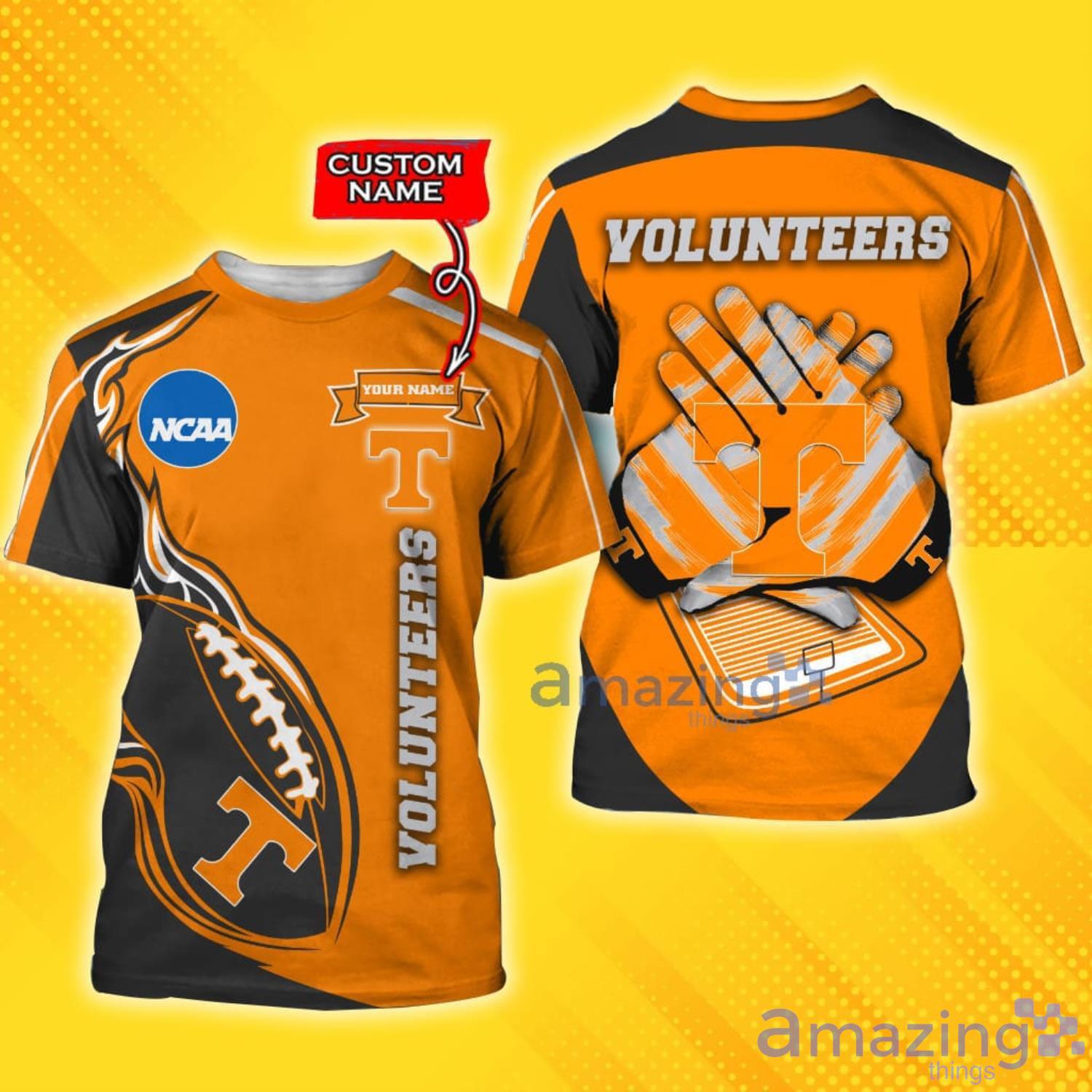 Tennessee Volunteers Custom Name For Sport Fans All Over Printed 3D Shirt image Tennessee Volunteers Custom Name For Sport Fans All Over Printed 3D Shirt Product Photo 4