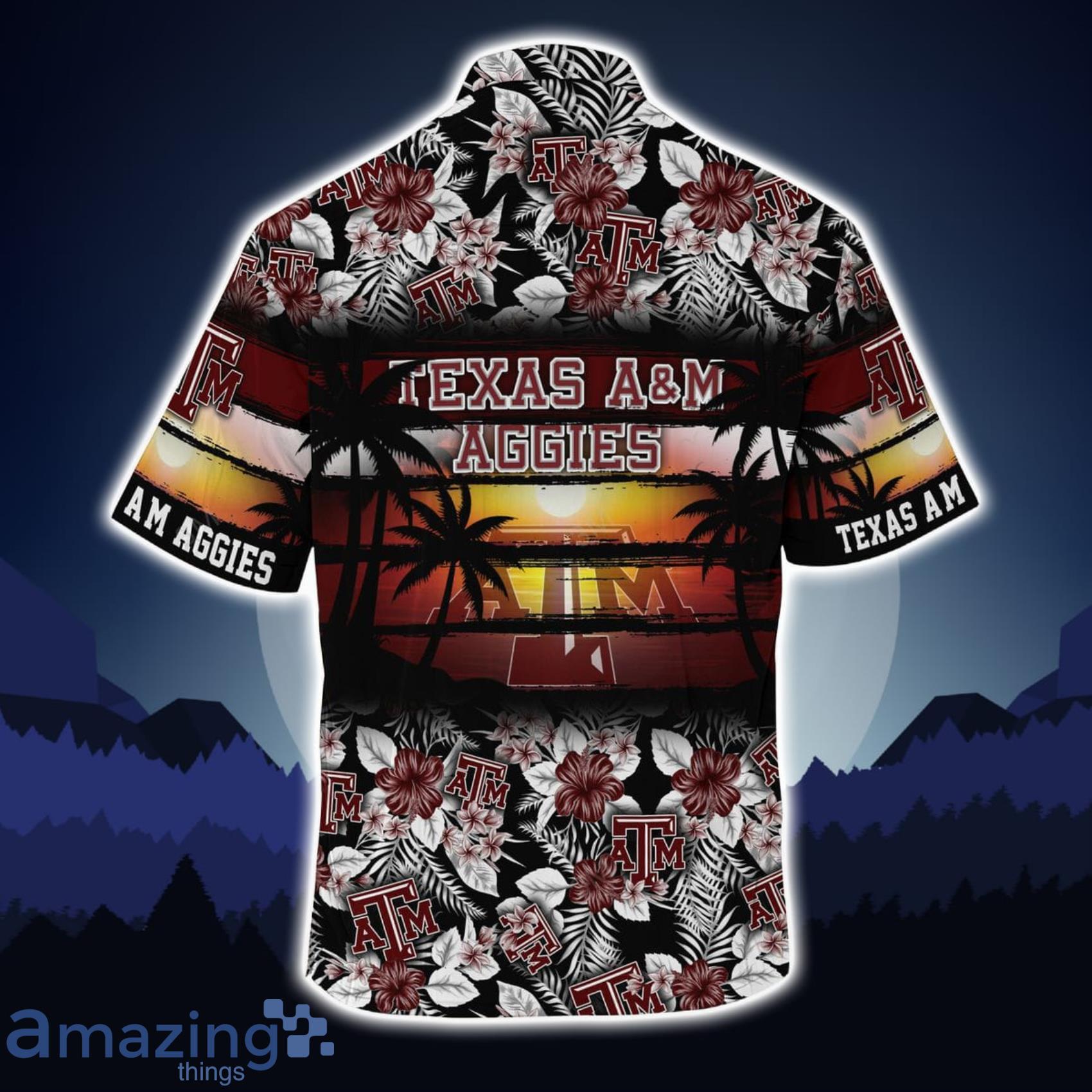 Texas A&M Aggies NCAA Flower Hawaiian Shirt - Growkoc