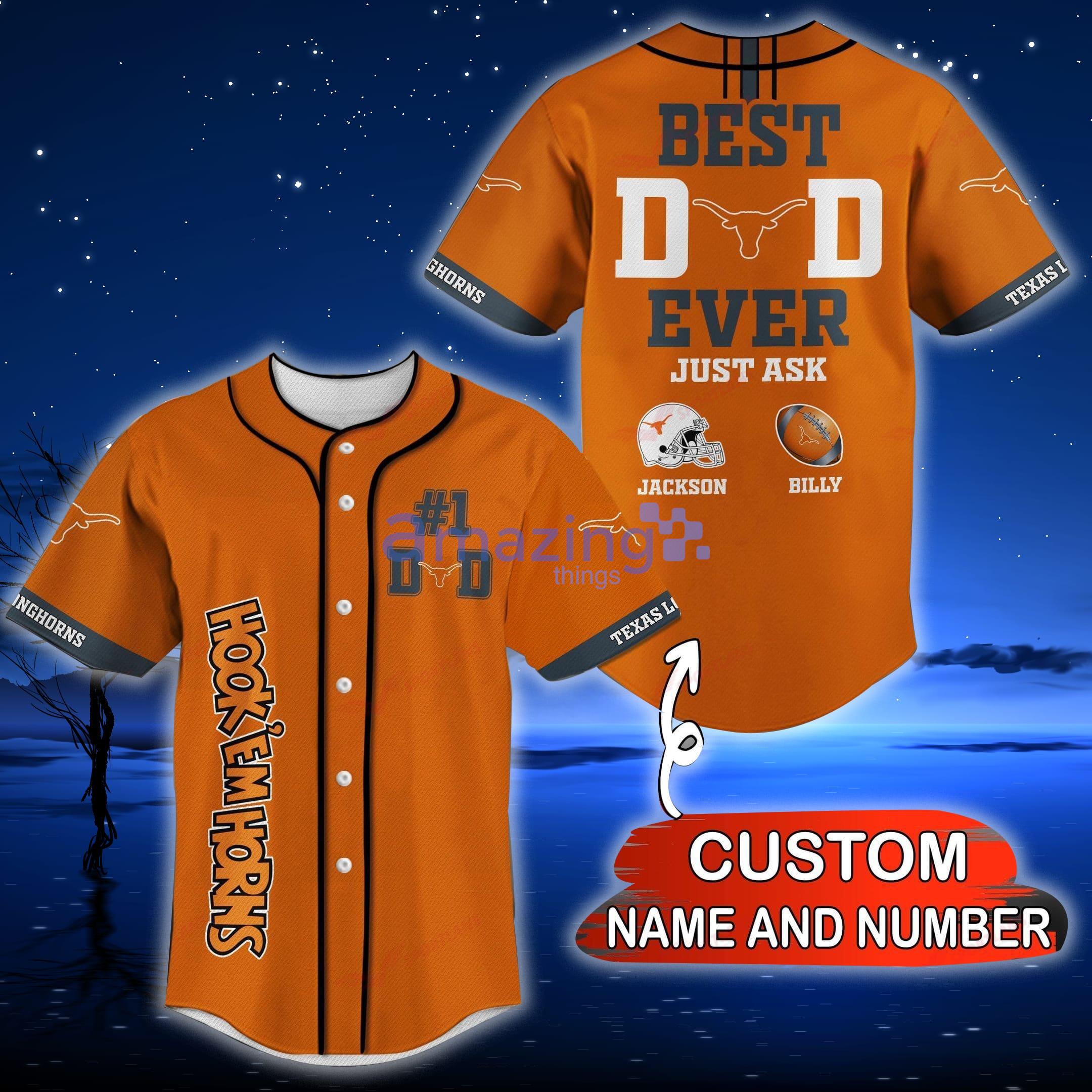 authentic texas longhorns baseball jersey