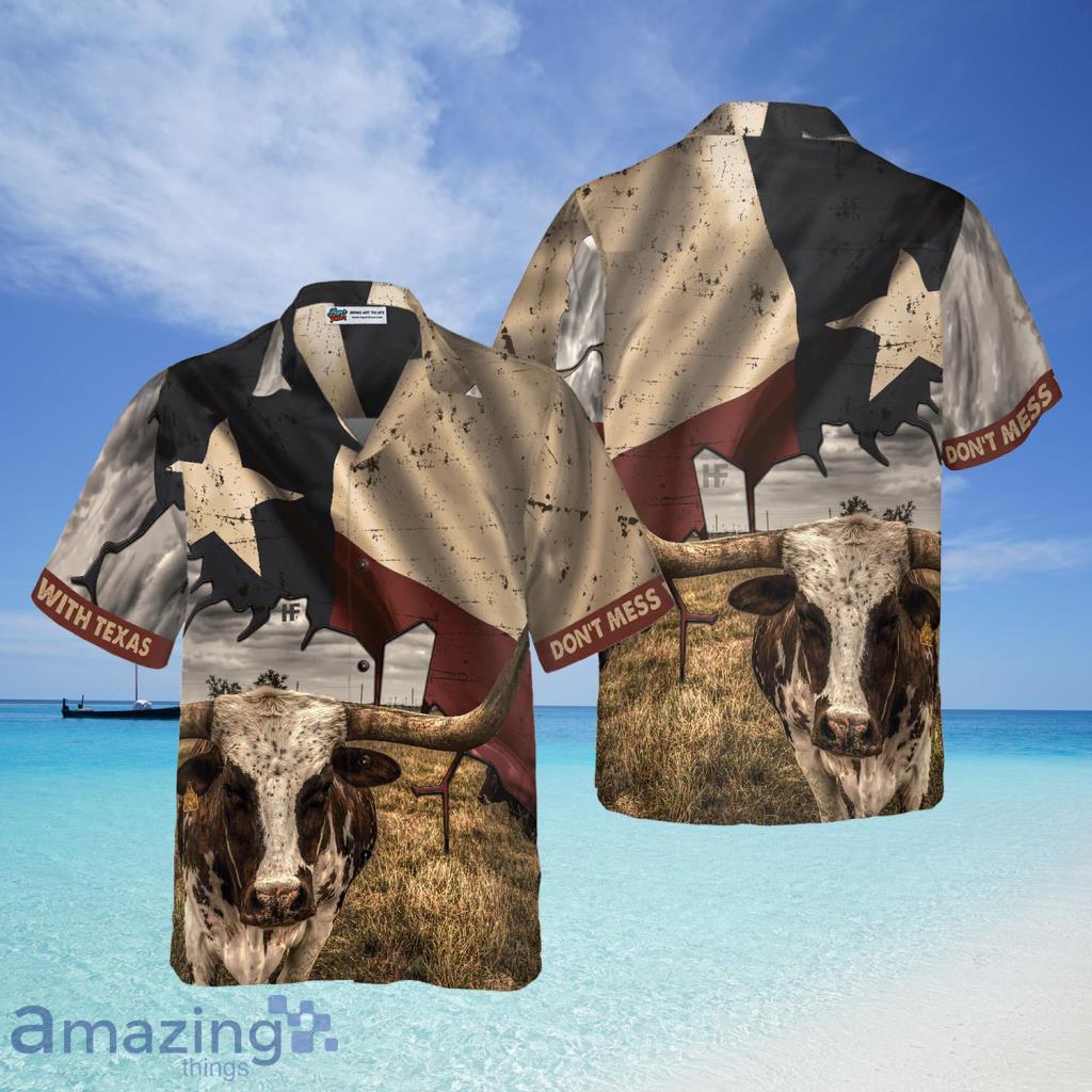 Texas State Map Pattern Flag Texas Hawaiian Shirt - Texas State Map Pattern Flag Texas Hawaiian Shirt