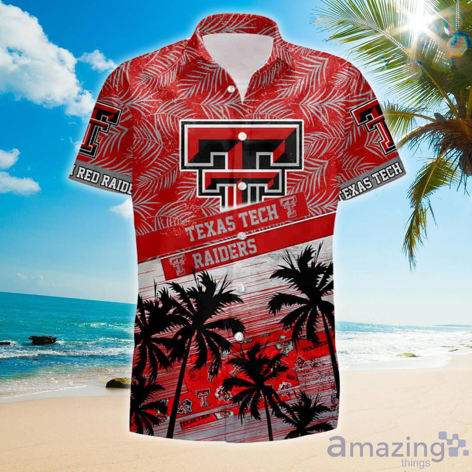 Texas Tech Red Raiders Best Dad Custom Name Hawaiian Shirt And Short Summer  Gift