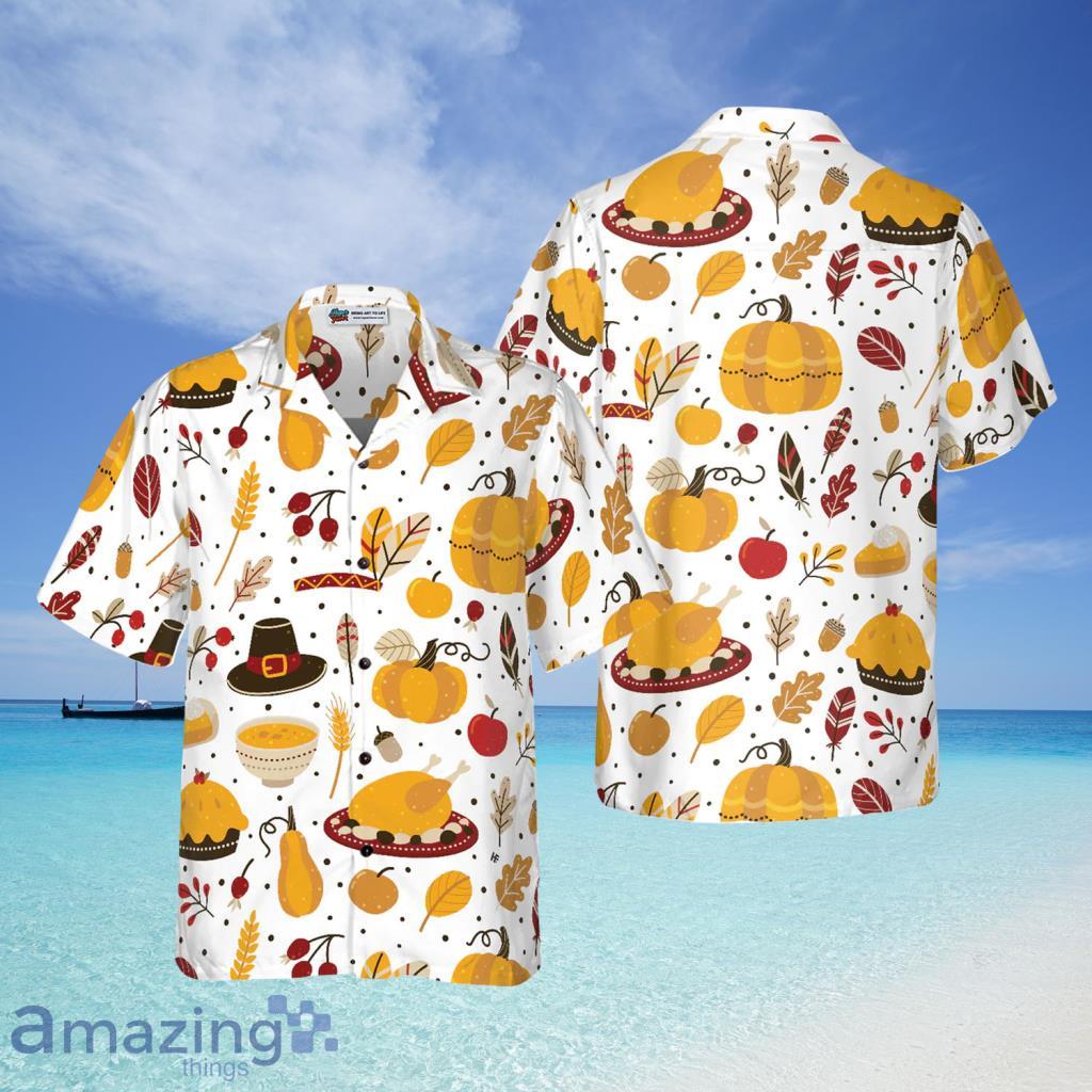 Thanksgiving Pattern Hawaiian Shirt For Men And Women - Thanksgiving Pattern Hawaiian Shirt For Men And Women