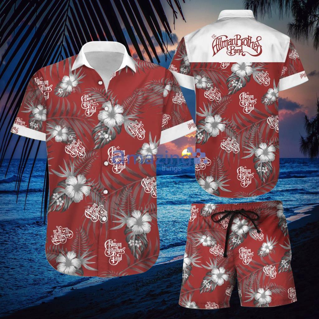 The Allman Brother Band Tropical Hawaiian Shirt And Short - The Allman Brother Band Tropical Hawaiian Shirt And Short
