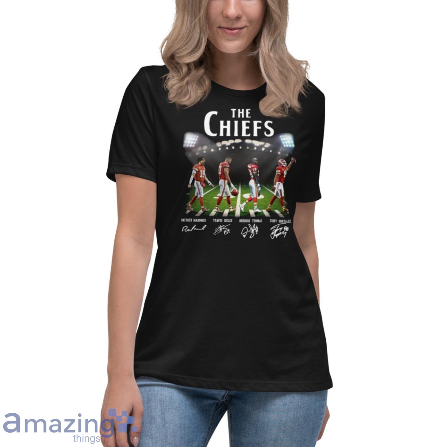 Kansas City Chiefs walked across Abbey Road shirt, ladies shirt, hoodie