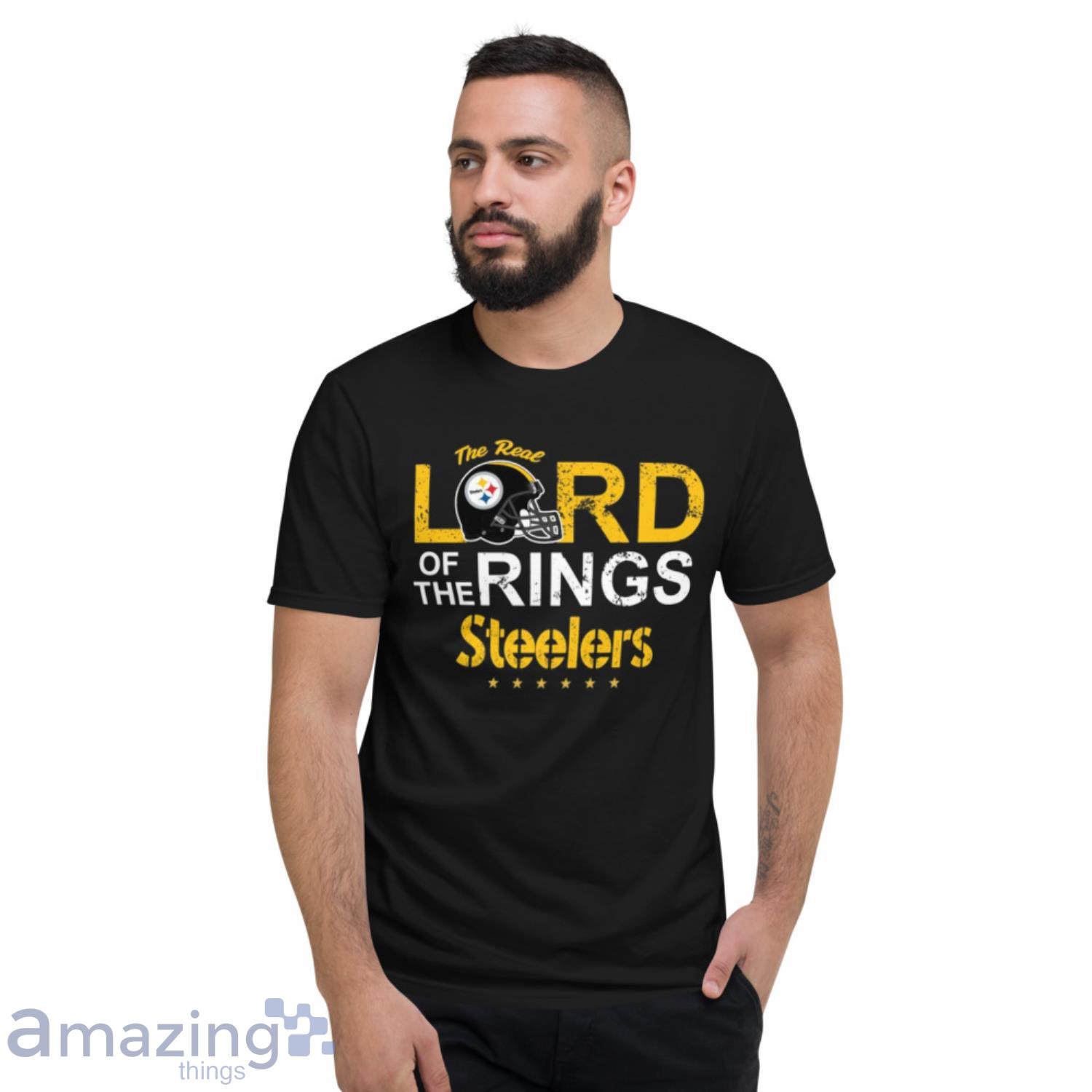 The Real Lord Of The Rings Pittsburgh Steelers T Shirts image The Real Lord Of The Rings Pittsburgh Steelers T Shirts - Short Sleeve T-Shirt