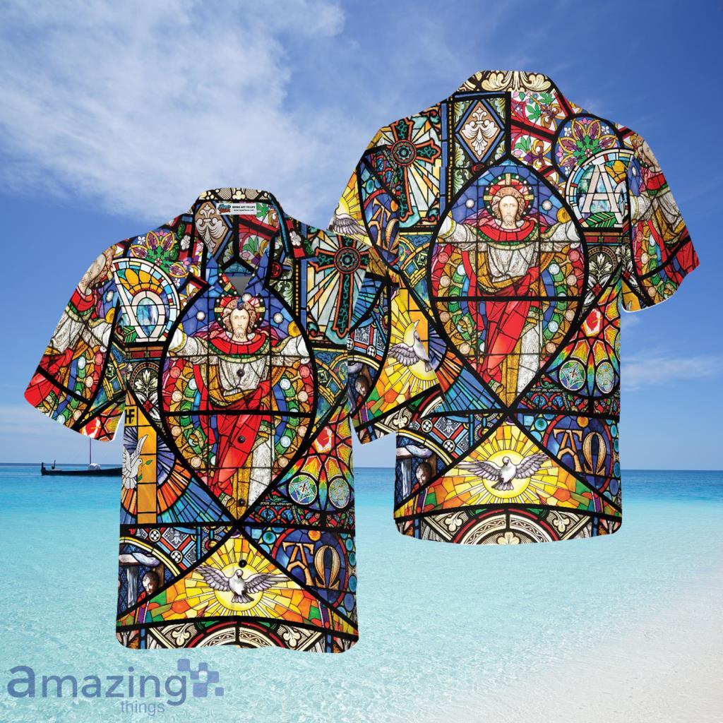 The Resurrection Of Jesus Colored Pattern Hawaiian Shirt For Men And Women - The Resurrection Of Jesus Colored Pattern Hawaiian Shirt For Men And Women