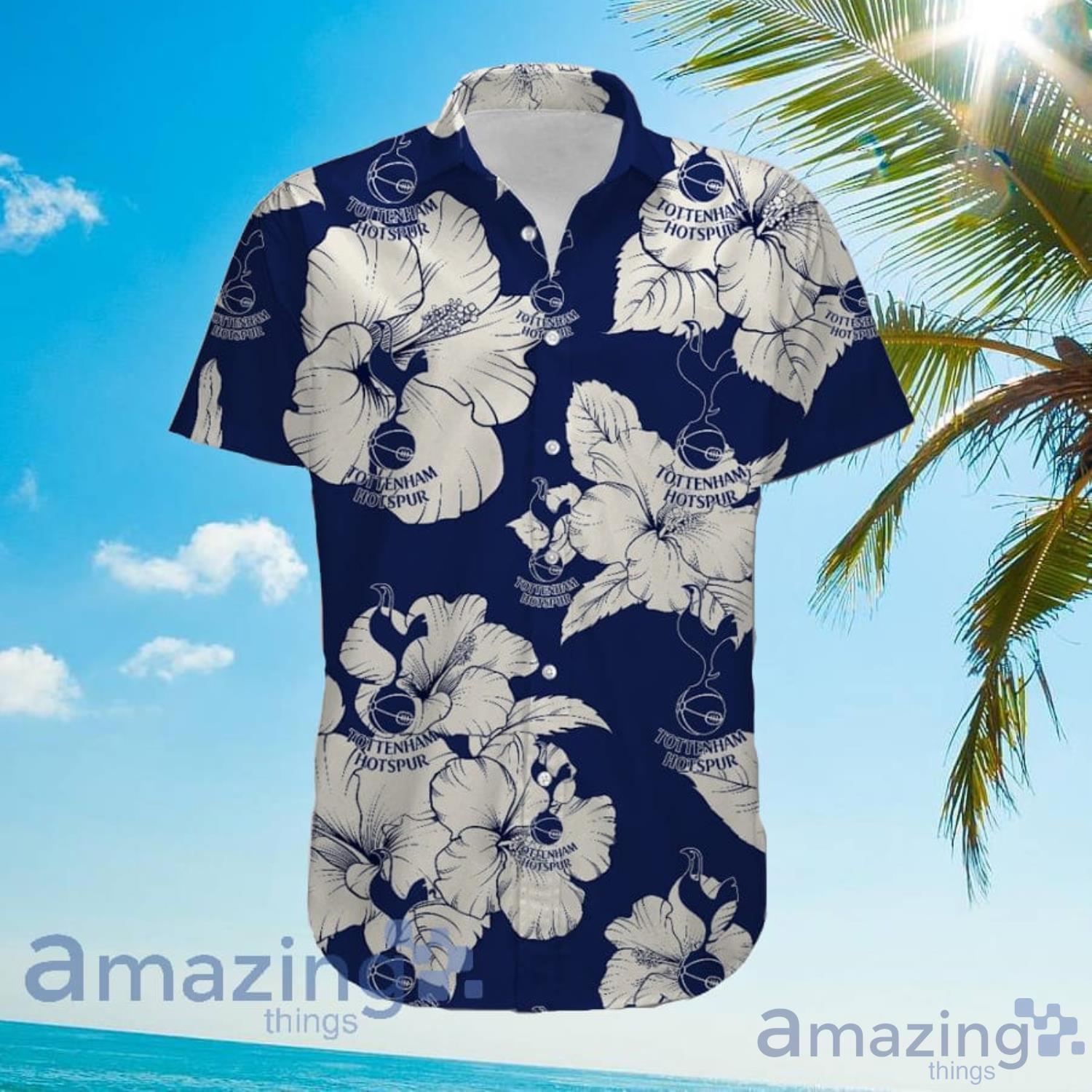 Tottenham Hotspur Hawaiian Shirt And Short Gift For Summer