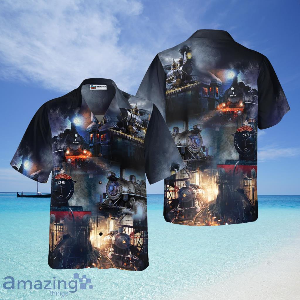Train Locomotive Hawaiian Shirt For Men And Women - Train Locomotive Hawaiian Shirt For Men And Women