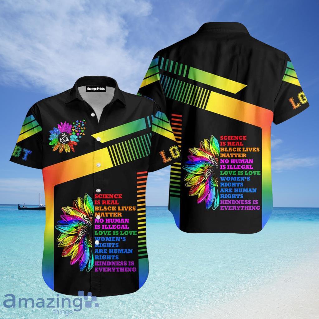 Trans Pride Be Kind LGBT Hawaiian Shirt For Men And Women - Trans Pride Be Kind LGBT Hawaiian Shirt For Men And Women