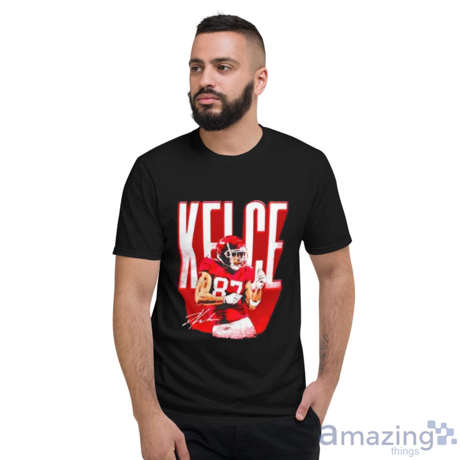 Travis Kelce Signature Kansas City Chiefs Shirt - High-Quality