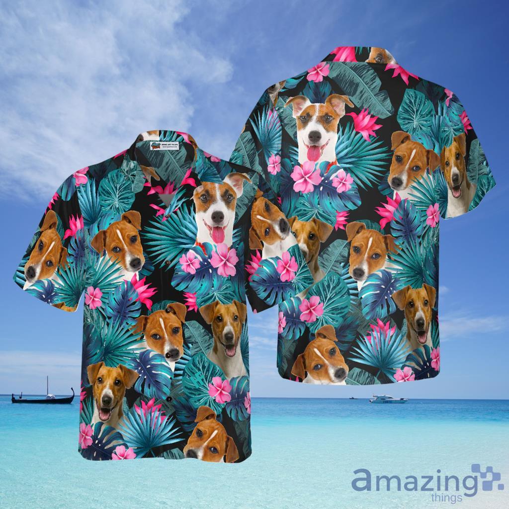 Tropical Jack Russell Terrier Hawaiian Shirt For Men And Women - Tropical Jack Russell Terrier Hawaiian Shirt For Men And Women