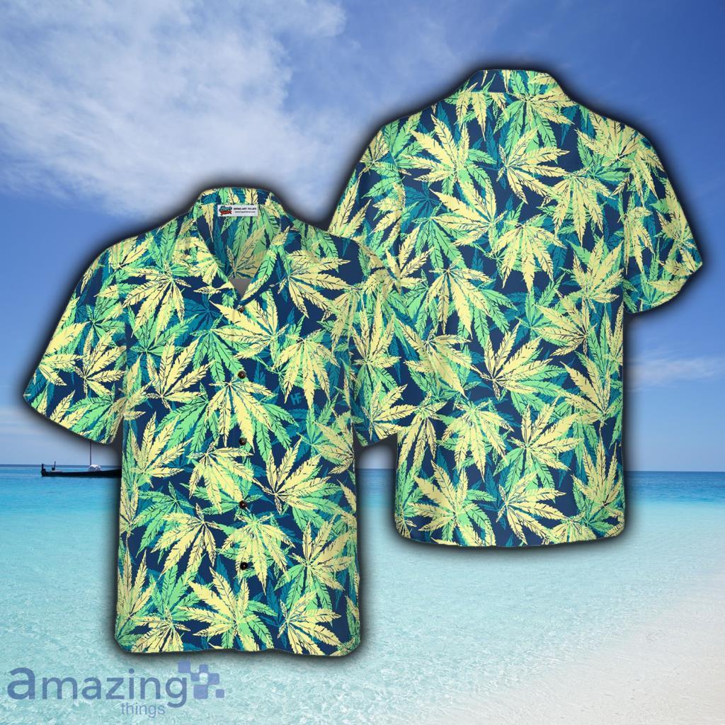 Tropical Marijuana Leaves Hawaiian Shirt For Men And Women - Tropical Marijuana Leaves Hawaiian Shirt For Men And Women