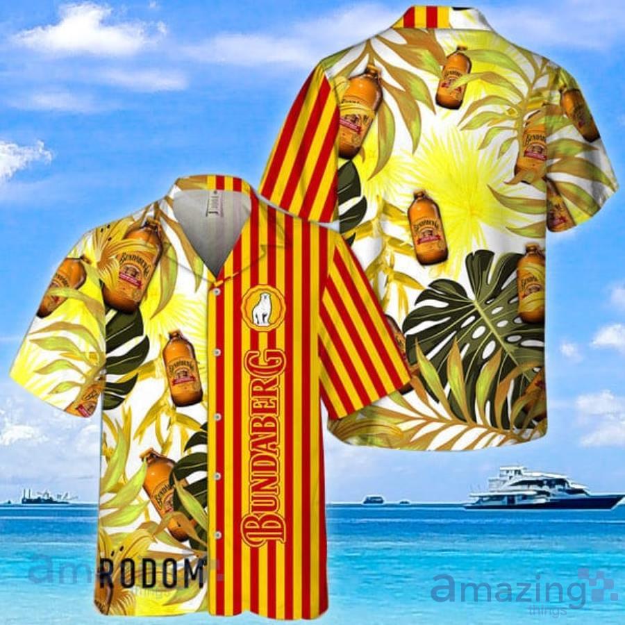 Tropical Plant Leaf Bundaberg Rum Hawaiian Shirt For Men And Women Product Photo 1