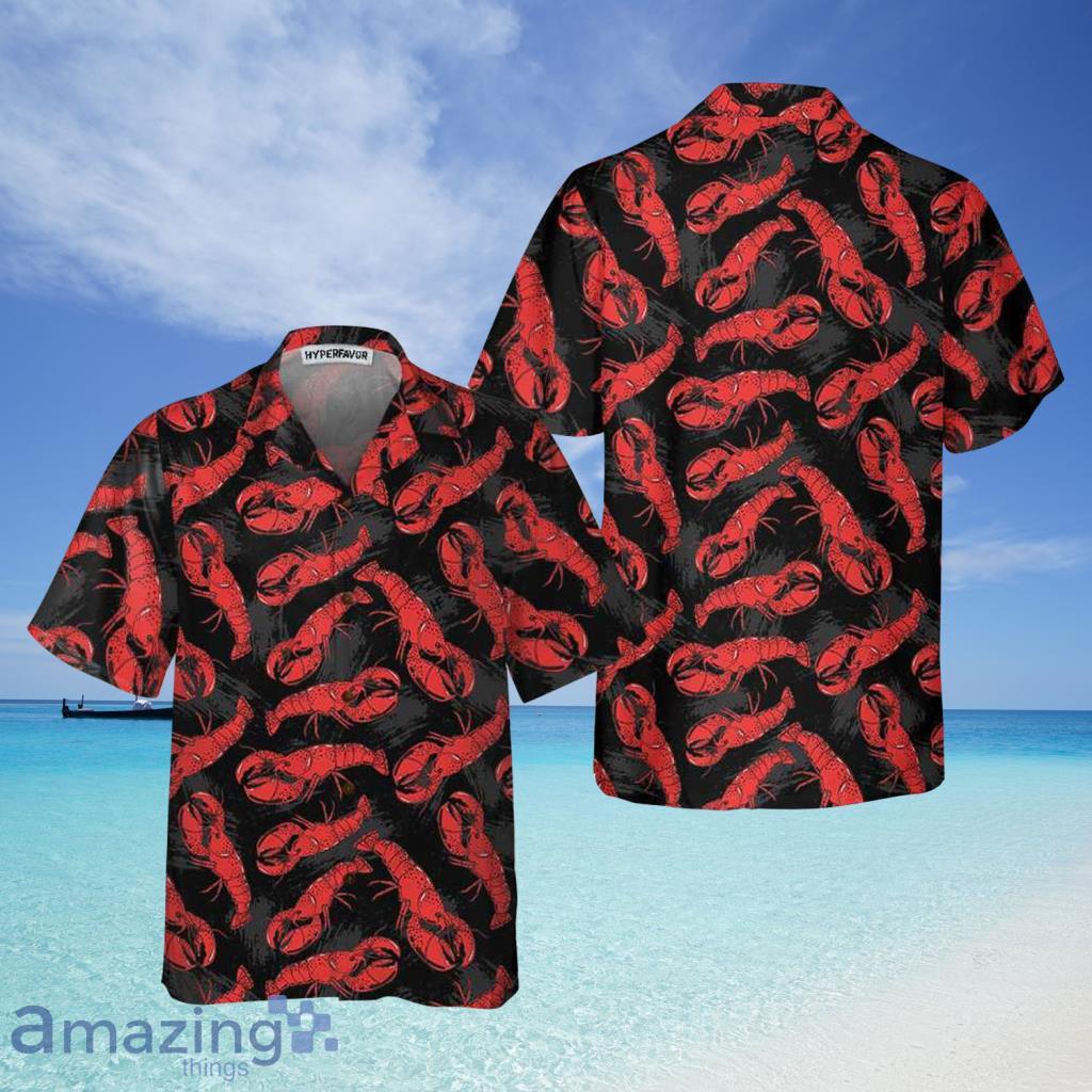 Tropical Red Lobster Hawaiian Shirt For Men And Women - Tropical Red Lobster Hawaiian Shirt For Men And Women