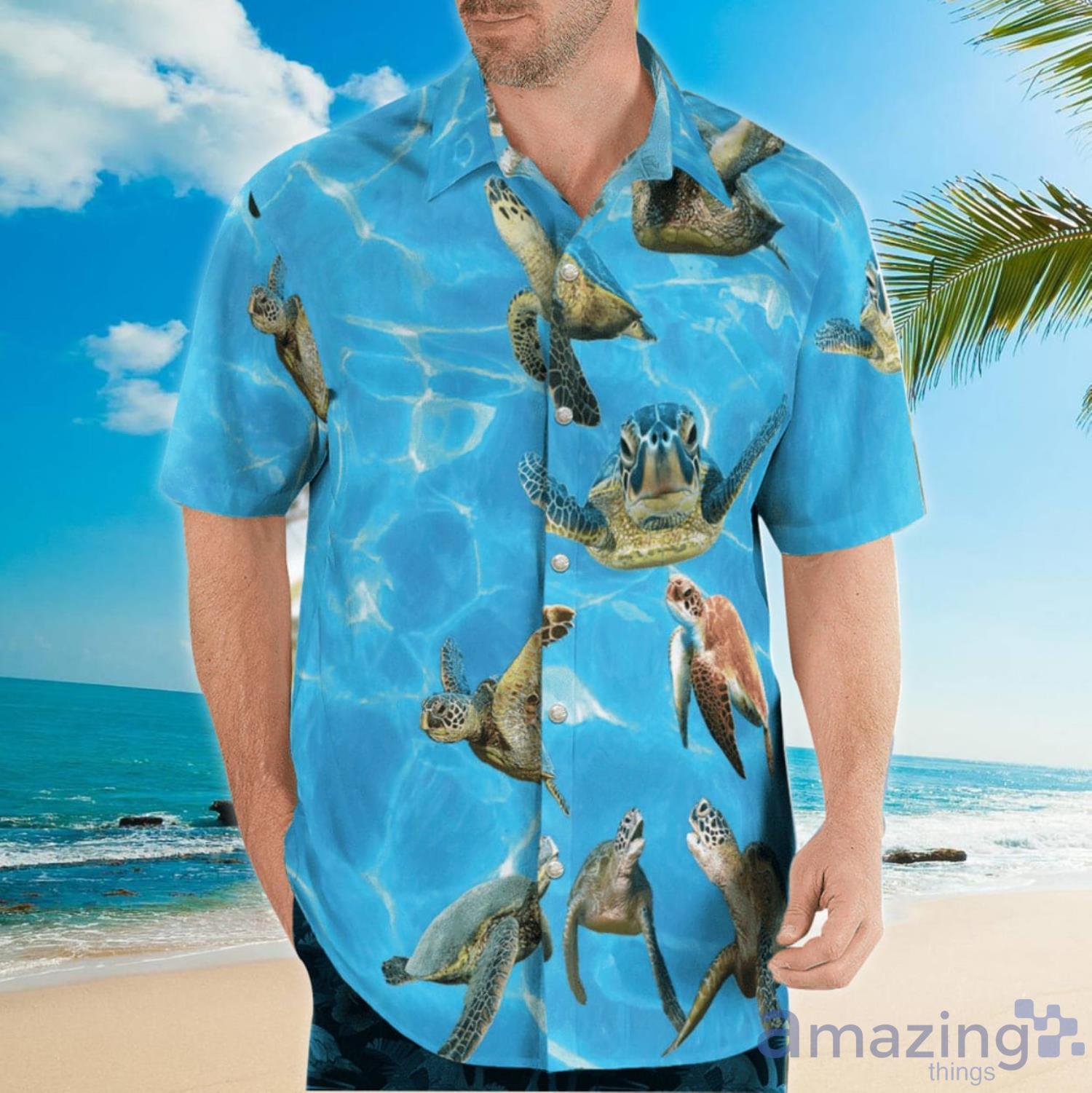 Turtles Lover Hawaiian Shirt Product Photo 1
