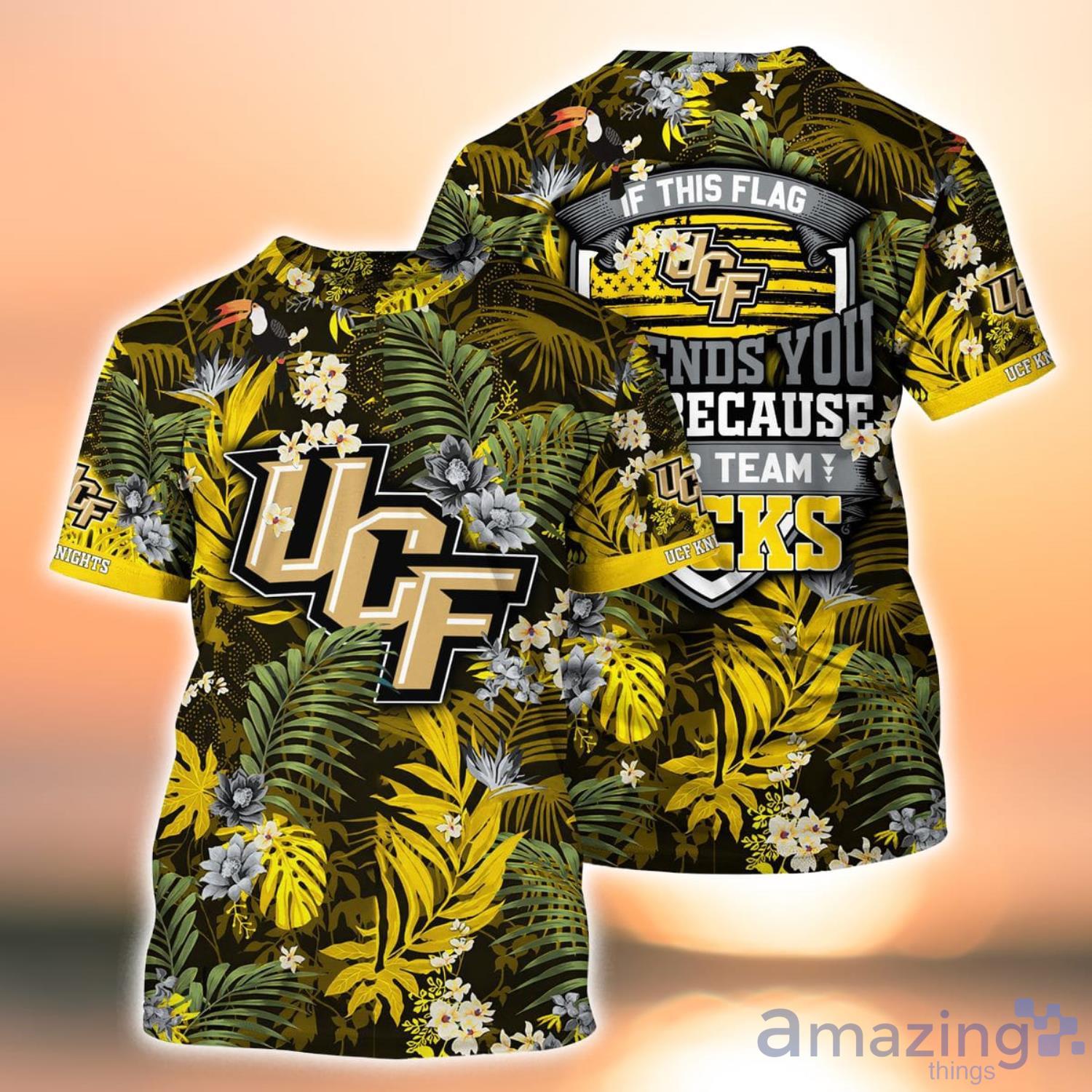 UCF Knights Logo Coconut Tropical Hawaiian Shirt Beach Gift For Fans -  YesItCustom