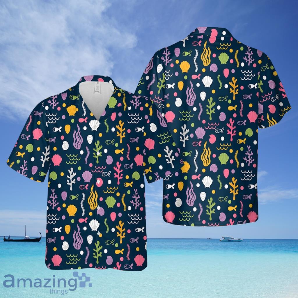Underwater Marine Hawaiian Shirt For Men And Women - Underwater Marine Hawaiian Shirt For Men And Women