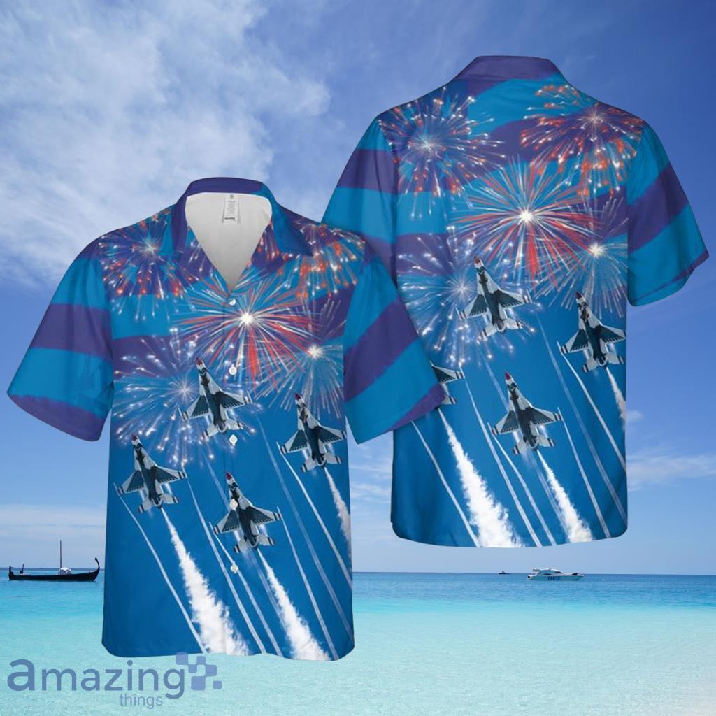 United States Air Force Thunderbirds 4th Of July Hawaiian Shirt For Men And Women - United States Air Force Thunderbirds 4th Of July Hawaiian Shirt For Men And Women