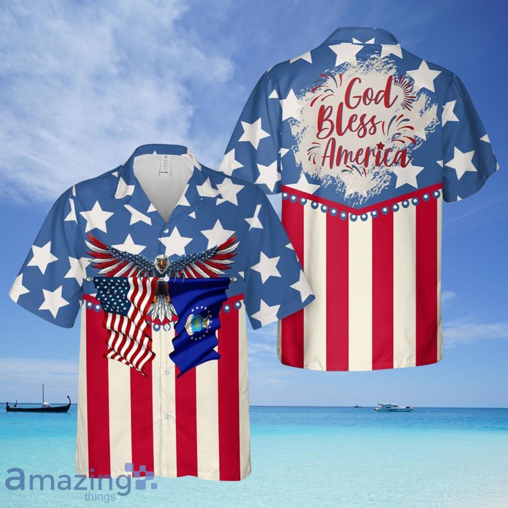 US Air Force God Bless America 4th Of July Hawaiian Shirt For Men And Women - US Air Force God Bless America 4th Of July Hawaiian Shirt For Men And Women