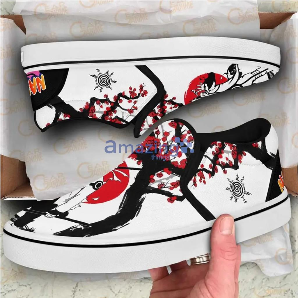 Uzumaki Bijuu Slip On Sneakers Custom Japan Style Anime Shoes - Uzumaki Bijuu Slip On Sneakers Custom Japan Style Anime Shoes
