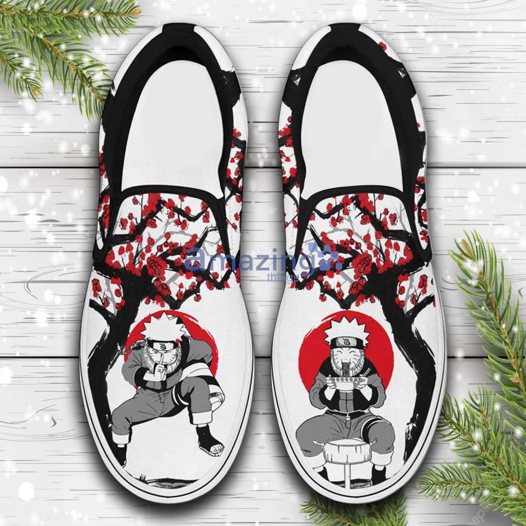Uzumaki Custom Japan Style Anime Slip On Sneakers Shoes - Uzumaki Custom Japan Style Anime Slip On Sneakers Shoes