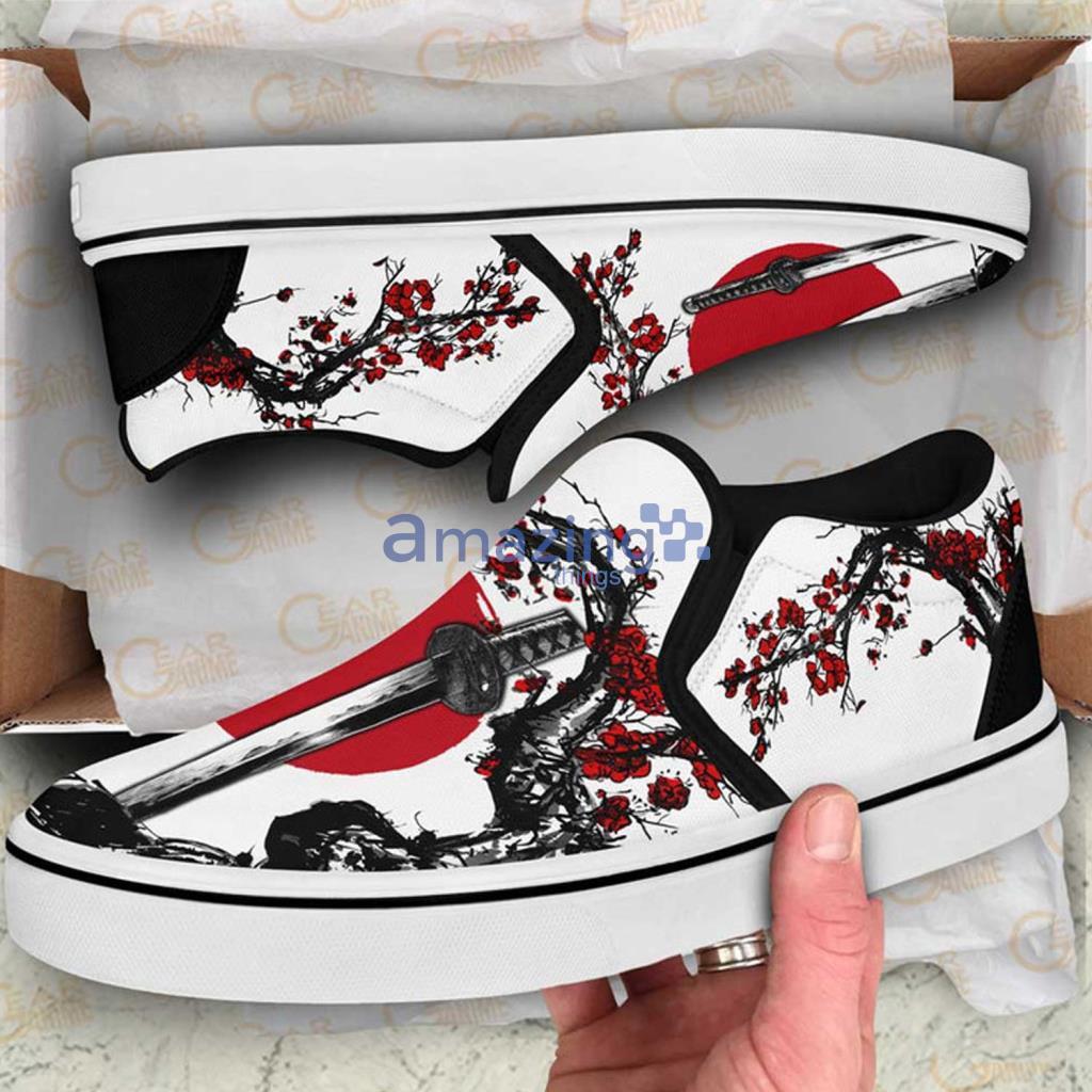Vagabond Katana Custom Anime Slip On Sneakers Shoes - Vagabond Katana Custom Anime Slip On Sneakers Shoes