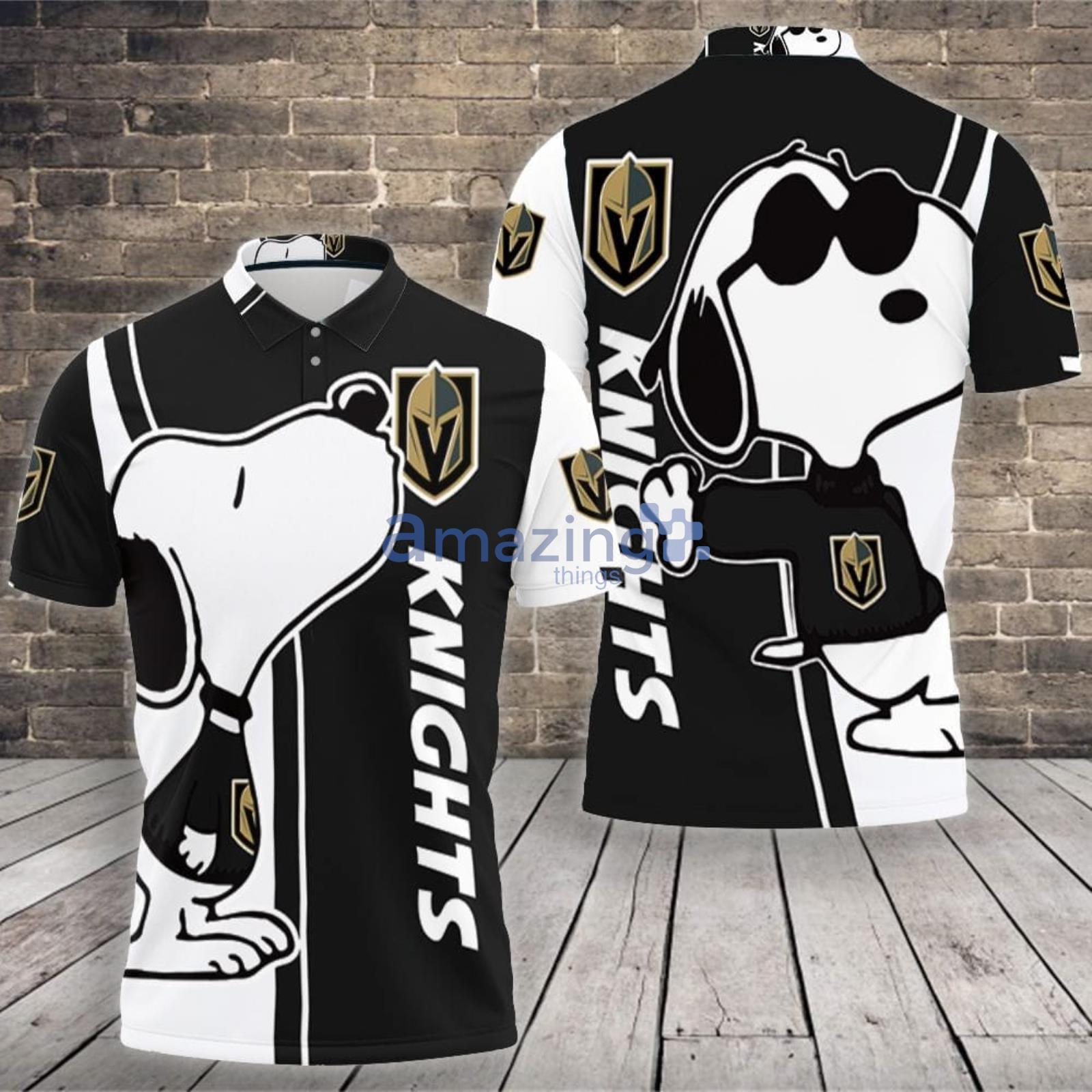 Vegas Golden Knights Snoopy Lover Polo Shirt For Sport Fans Product Photo 1