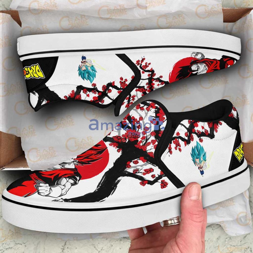 Vegito Anime Dragon Ball Slip On Sneakers Shoes - Vegito Anime Dragon Ball Slip On Sneakers Shoes
