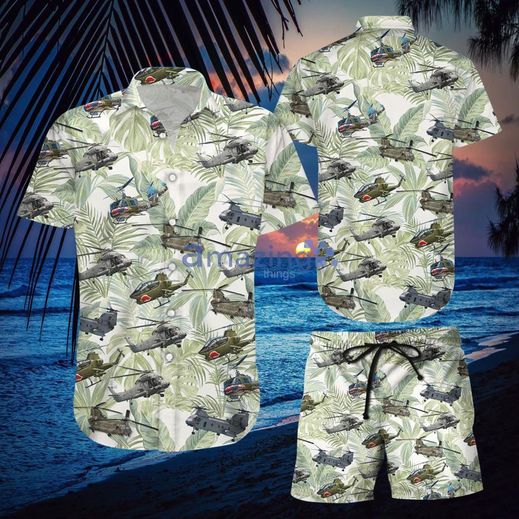 Vietnam Era Helicopters Aloha Hawaiian Shirt And Short - Vietnam Era Helicopters Aloha Hawaiian Shirt And Short