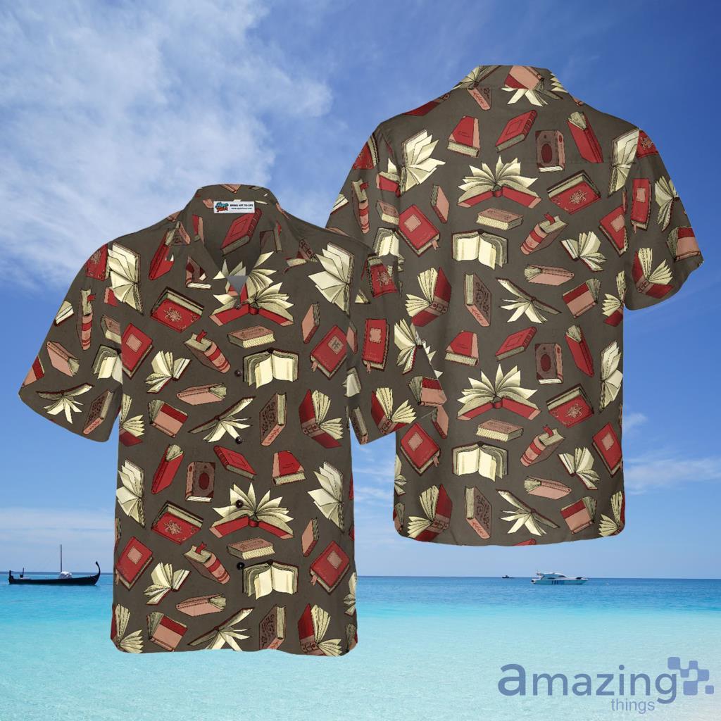 Vintage Book In The Library Teacher Hawaiian Shirt For Men And Women - Vintage Book In The Library Teacher Hawaiian Shirt For Men And Women