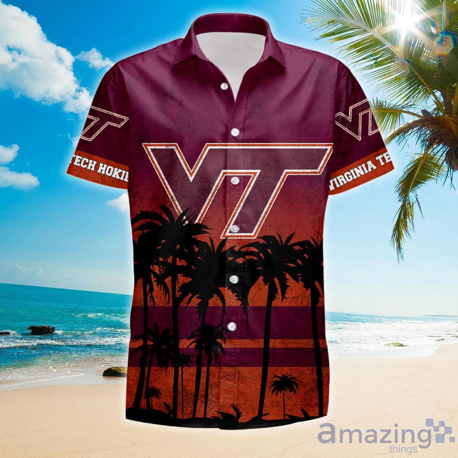 Virginia Tech Hokies Hawaii Gift For Summer Hawaiian Shirt And Shorts Product Photo 1 Virginia Tech Hokies Hawaii Gift For Summer Hawaiian Shirt And Shorts Product Photo 1