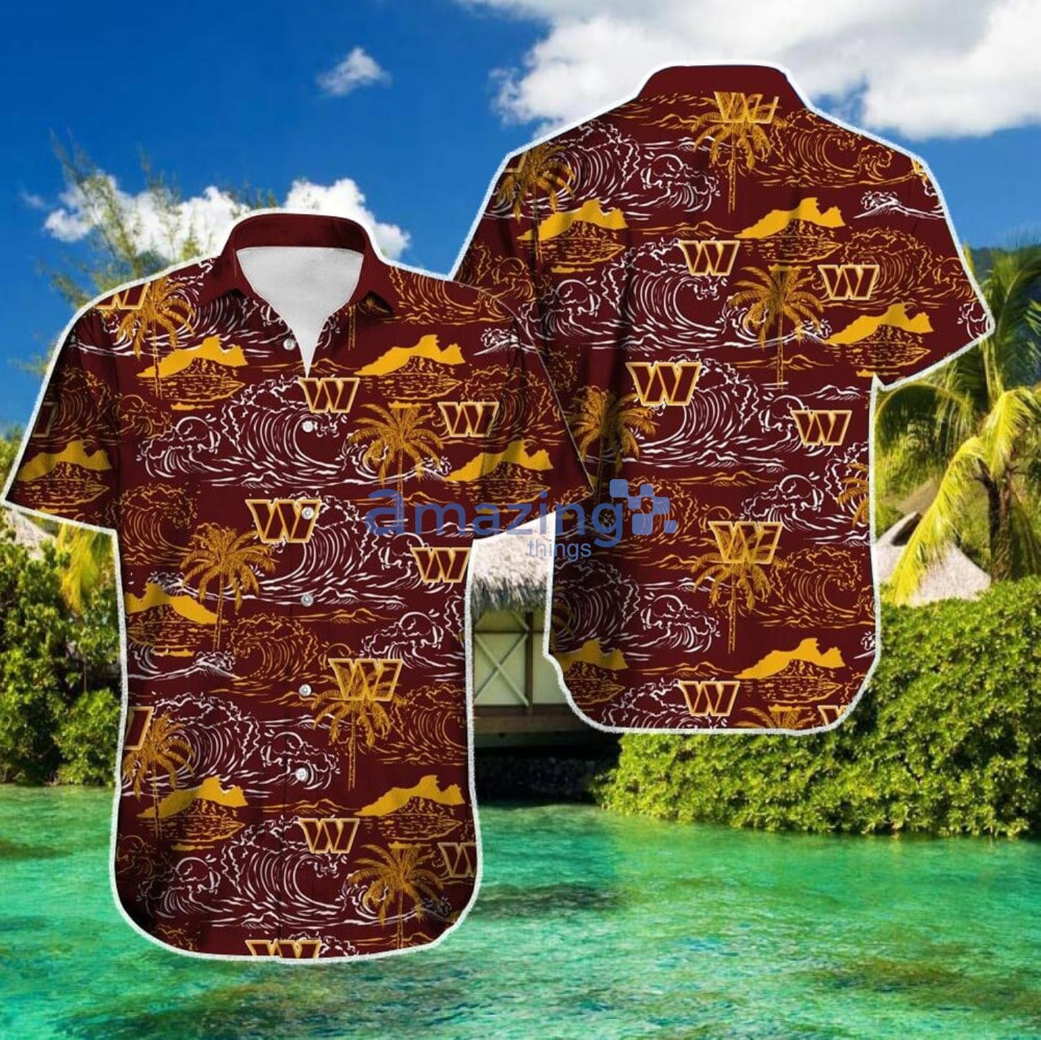 Washington Commanders NFL Hawaiian Shirt Star Pattern Best