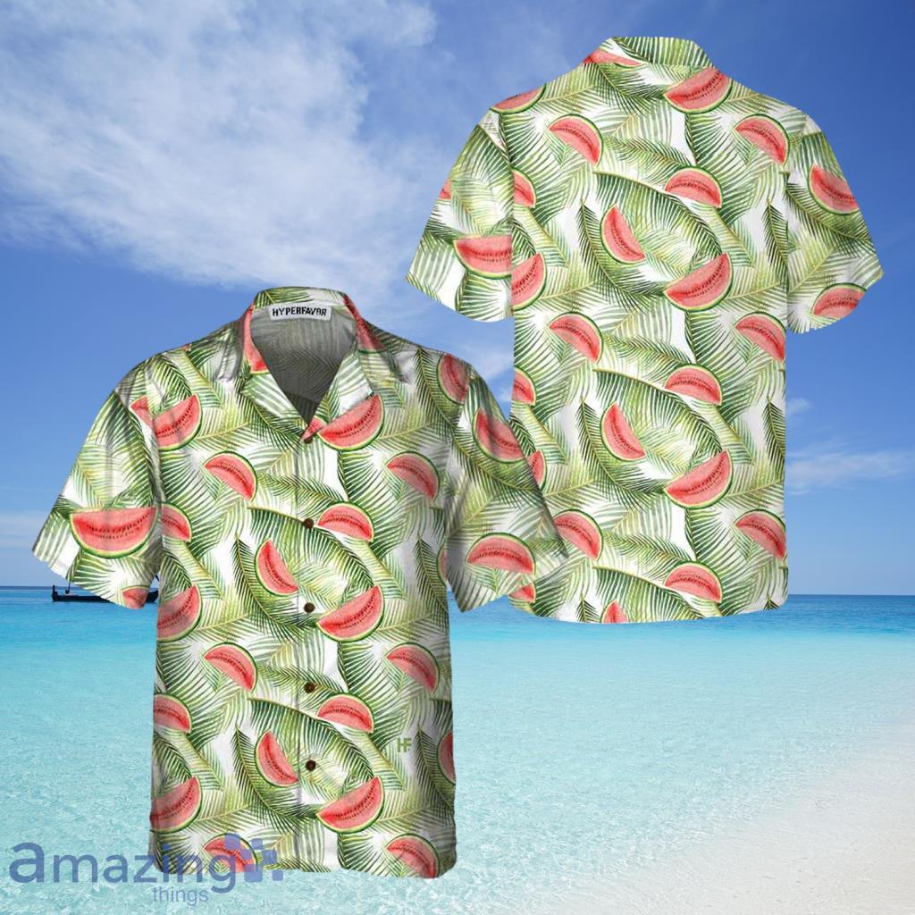 Watercolor Watermelon Tropical Hawaiian Shirt For Men And Women - Watercolor Watermelon Tropical Hawaiian Shirt For Men And Women