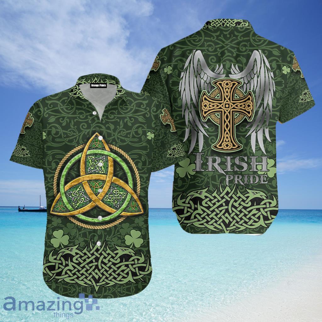 Wings Irish Saint St Patrick Day Aloha Hawaiian Shirt For Men And Women - Wings Irish Saint St Patrick Day Aloha Hawaiian Shirt For Men And Women