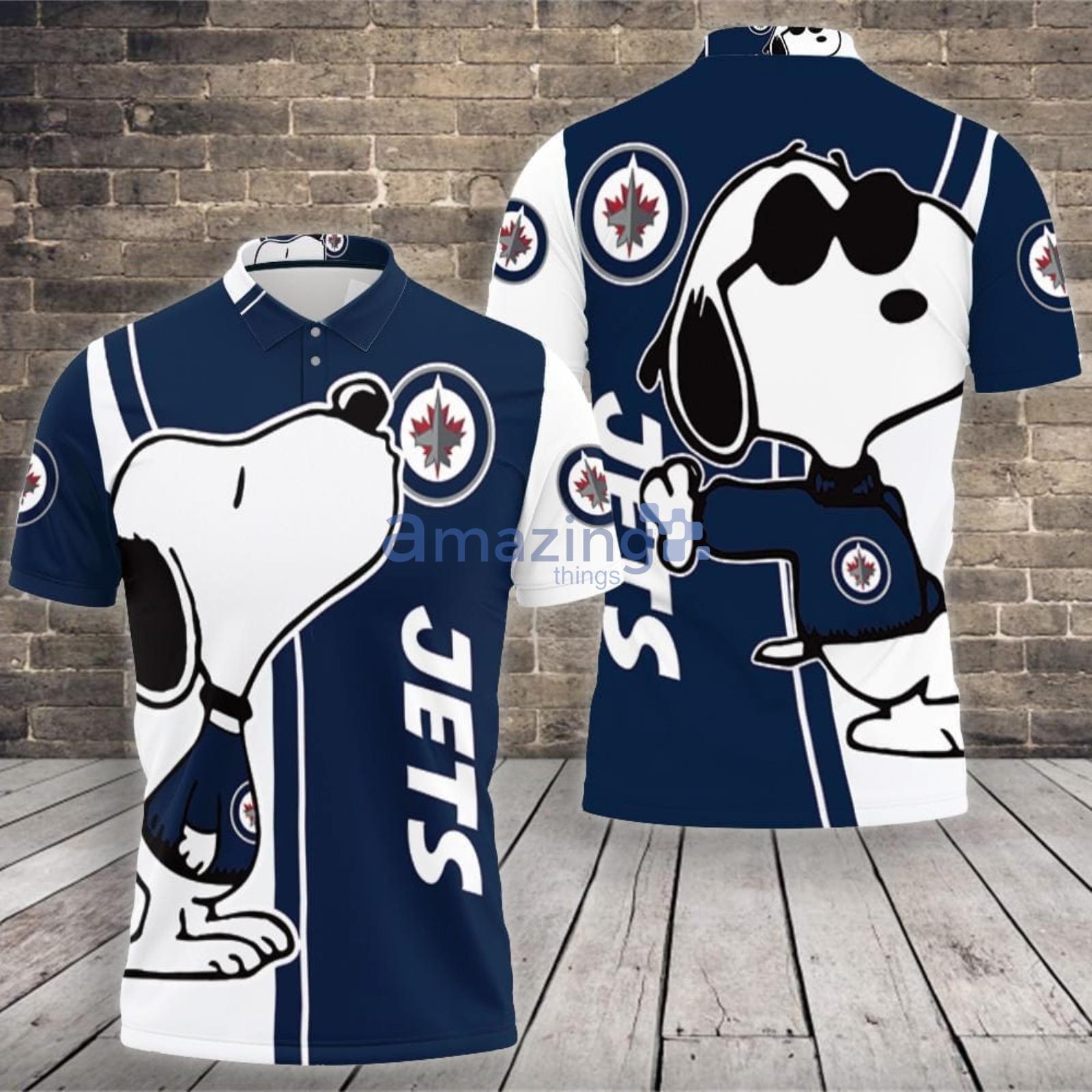Winnipeg Jets Snoopy Lover Polo Shirt For Sport Fans Product Photo 1