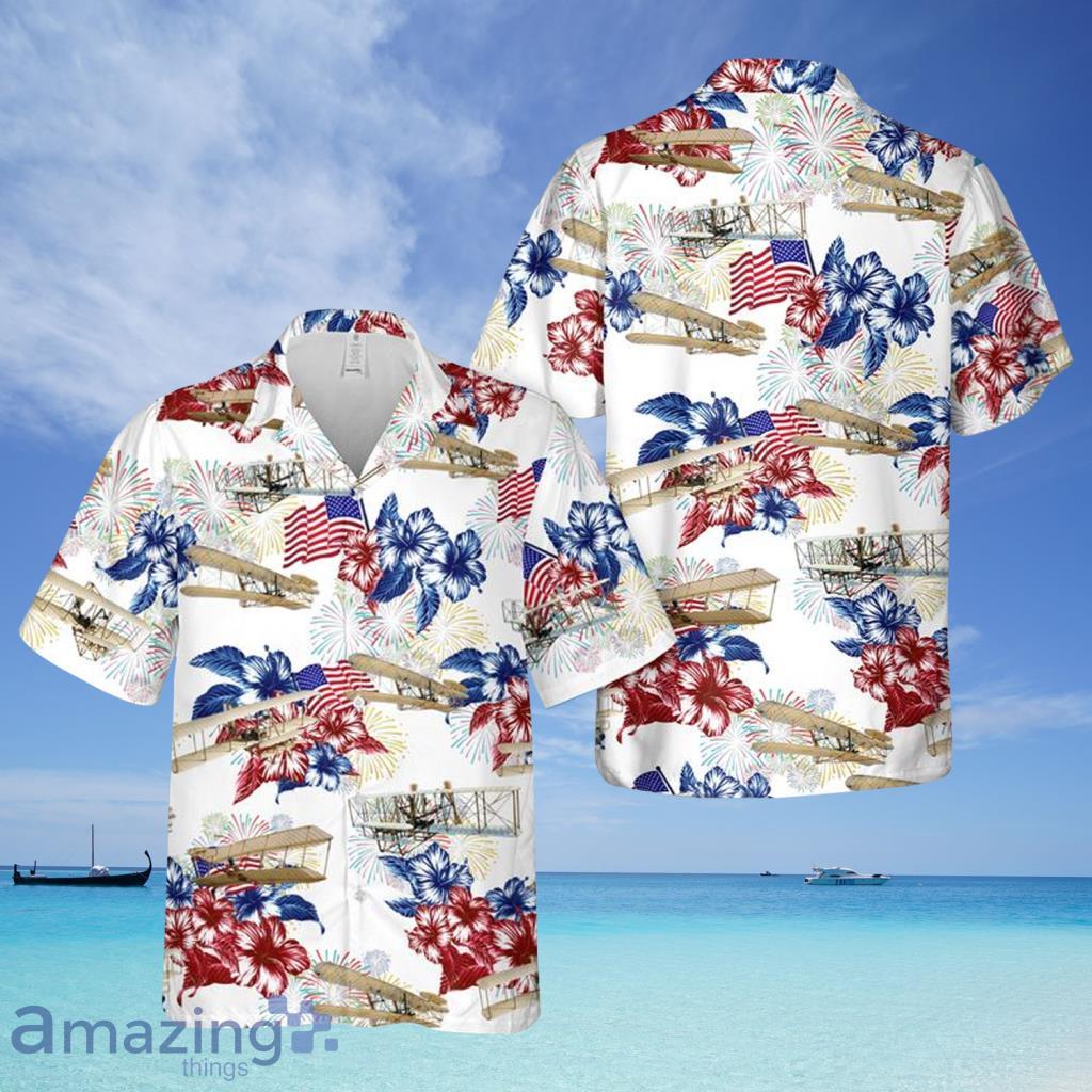 Wright Flyer 4th Of July Hawaiian Shirt For Men And Women - Wright Flyer 4th Of July Hawaiian Shirt For Men And Women