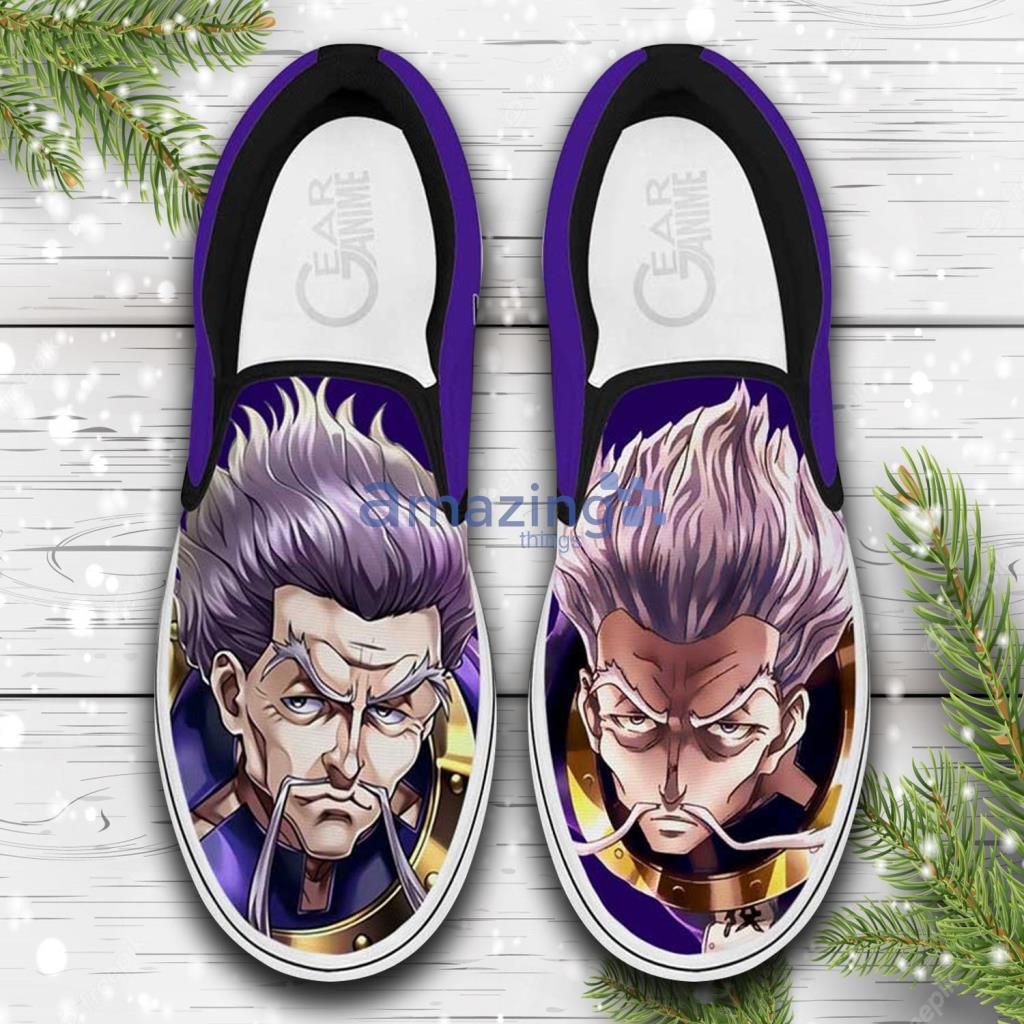 Zeno Zoldyck Custom Anime Hunter X Hunter Slip On Sneakers Shoes - Zeno Zoldyck Custom Anime Hunter X Hunter Slip On Sneakers Shoes