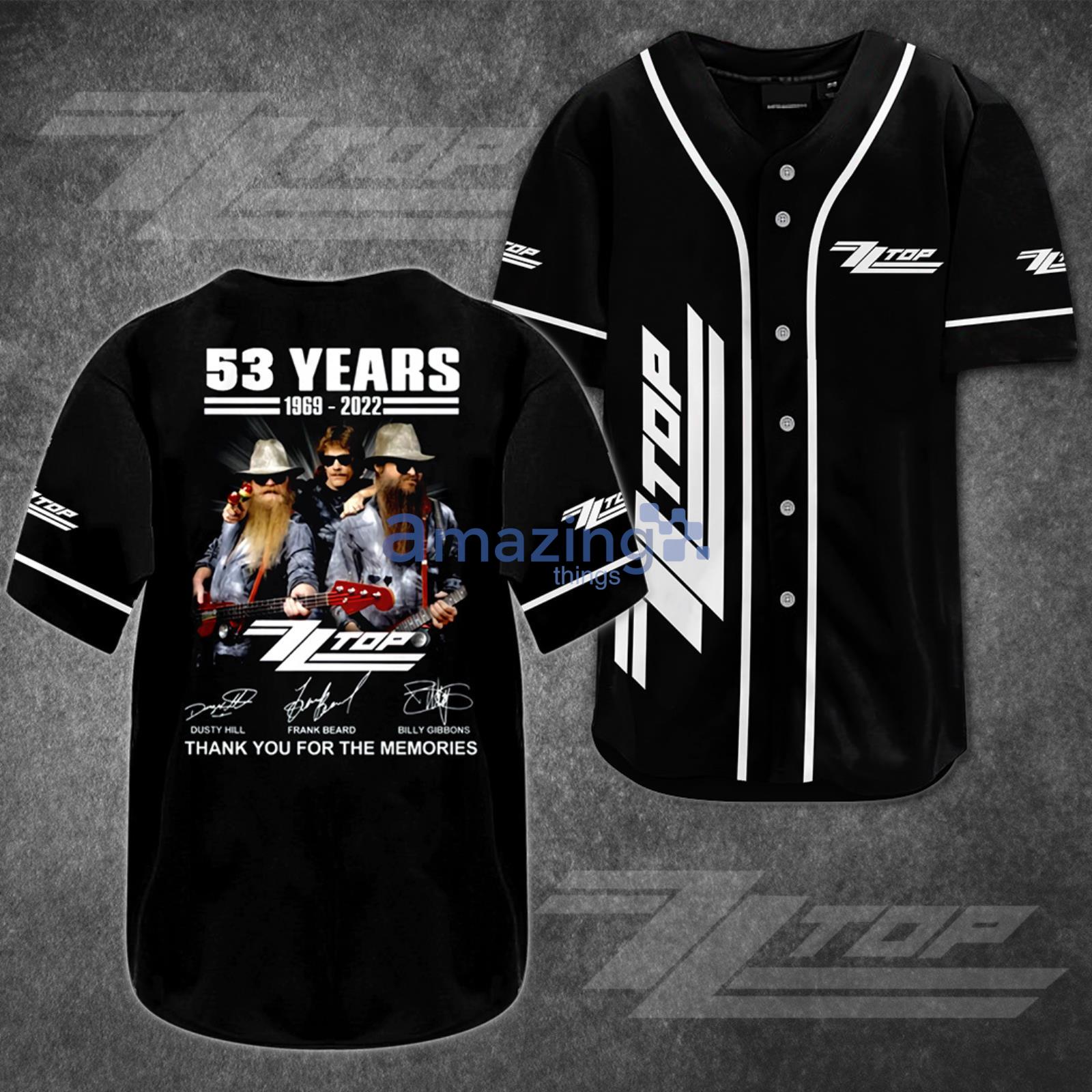 ZZ Top Year Baseball Jersey Shirt Product Photo 1