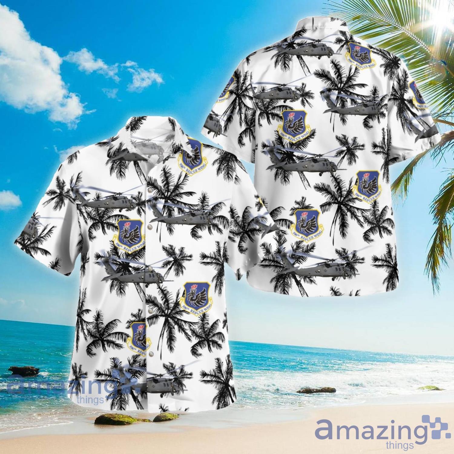 106th Rescue Wing (106th RQW) New York Air National Guard Hawaiian Shirt Aloha Summer Gift For Men And Women Product Photo 1