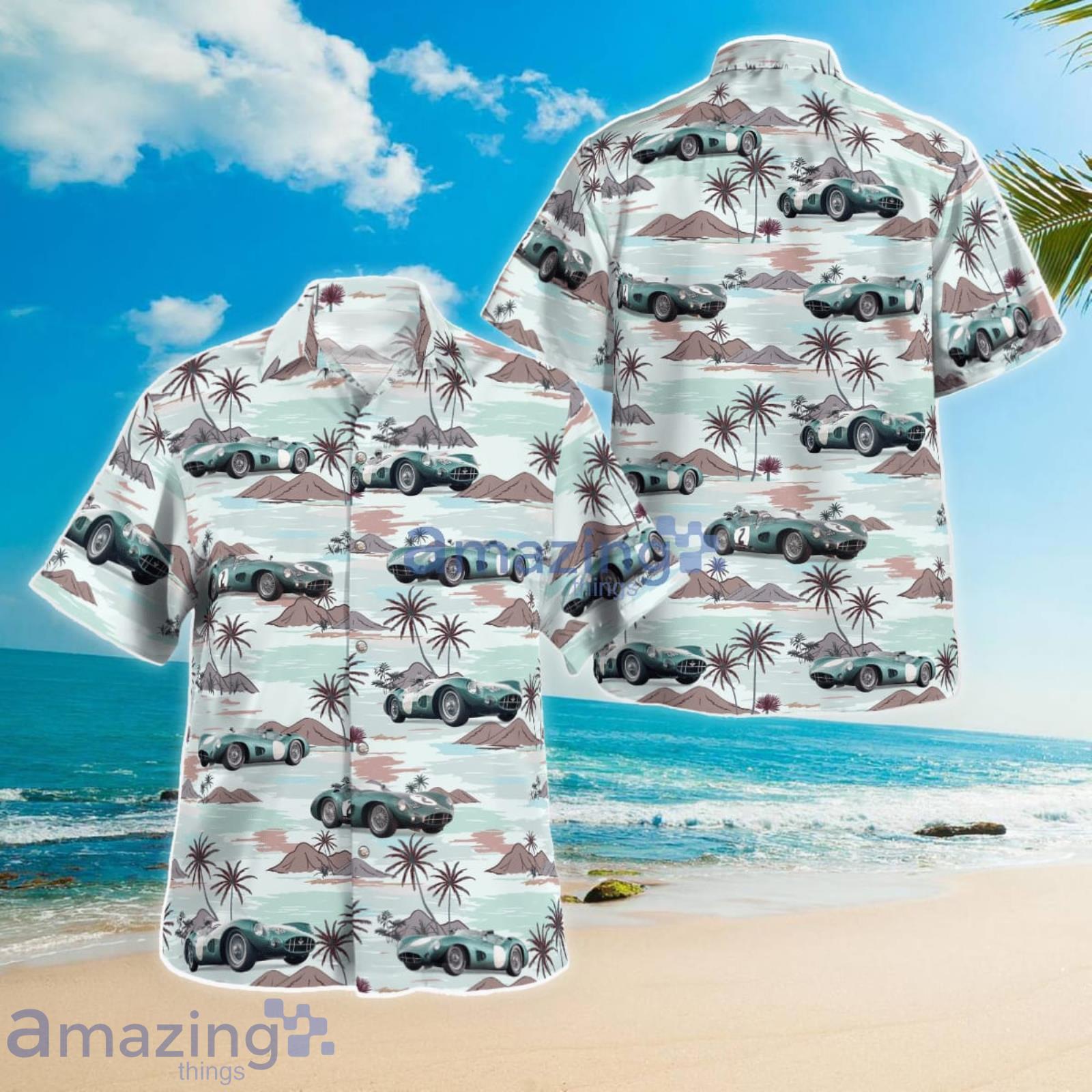 1959 Aston Martin classic automobile Summer Gift Hawaiian Shirt Product Photo 1