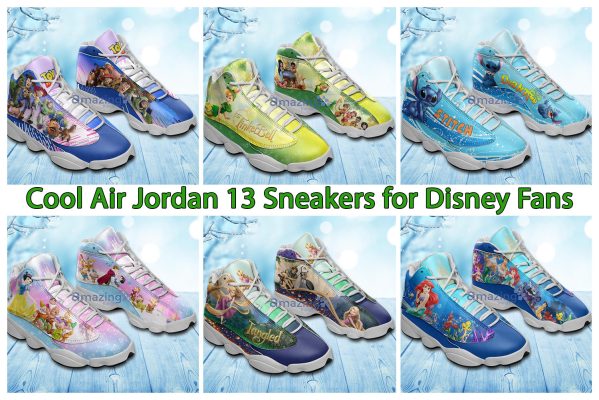 Cool Air Jordan 13 Sneakers for Disney Fans